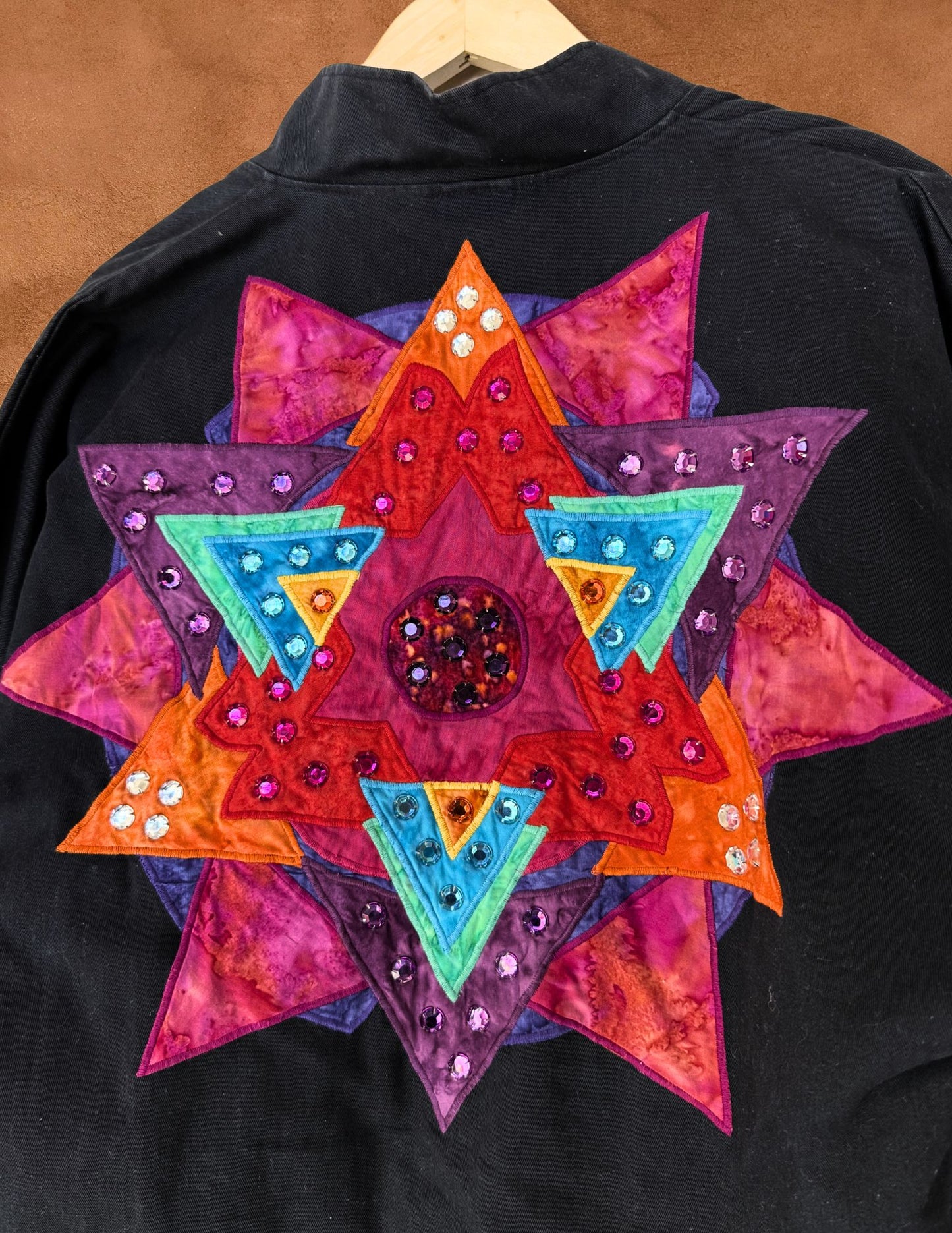 Vintage Appliqué 80s Southwest Jacket 44 x 22