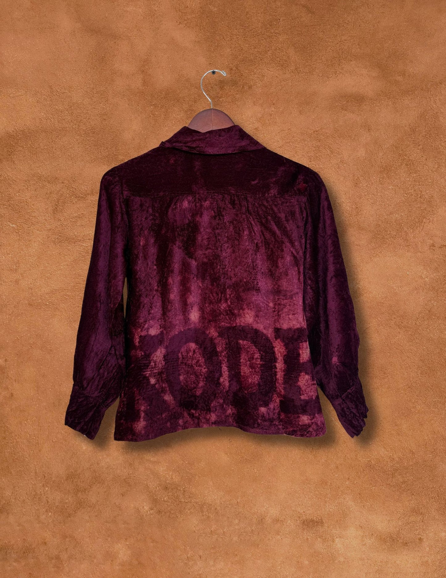 Upcycled Vintage 70s Velvet Top - Skoden