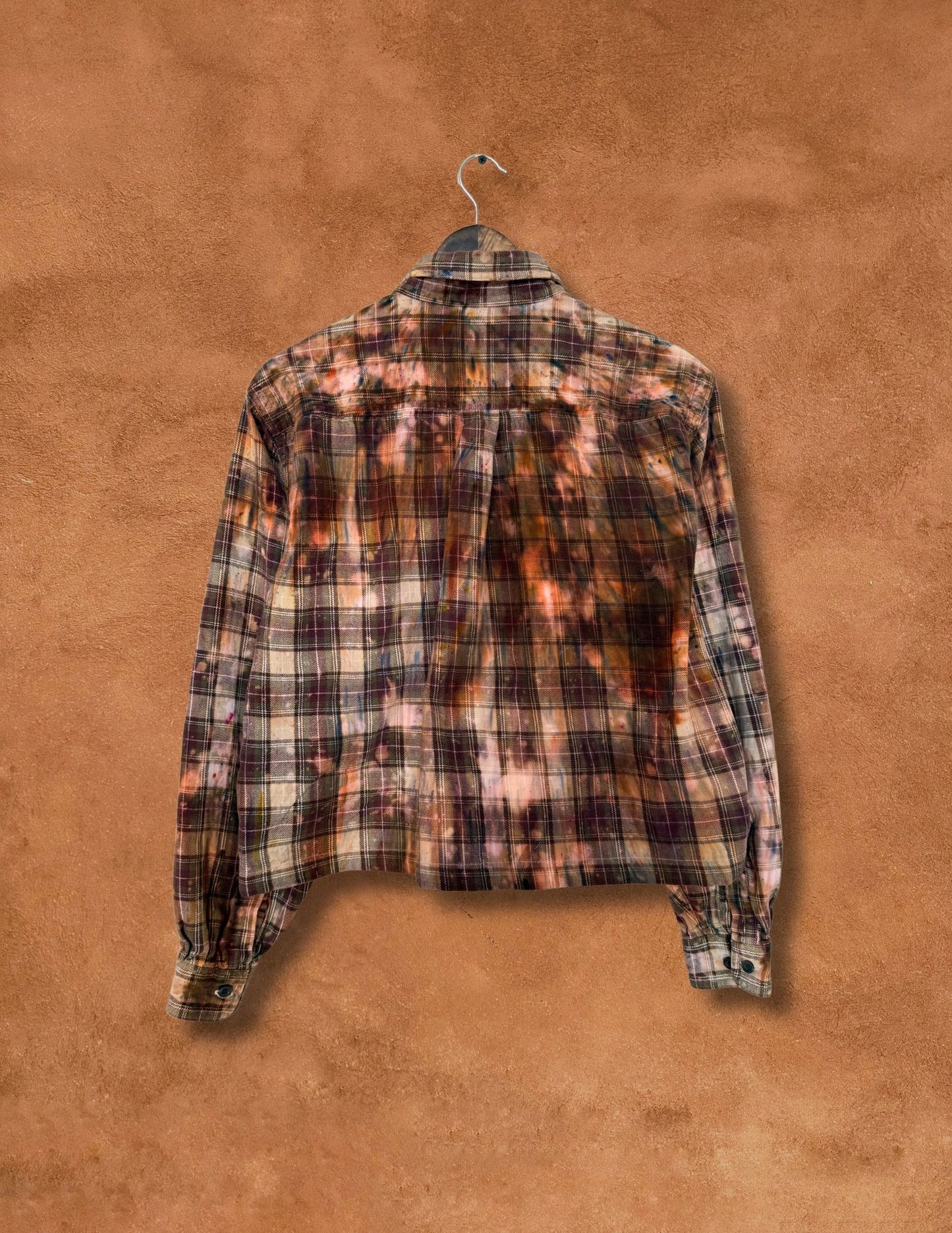 Upcycled Vintage Plaid Cropped Flannel Shirt - 21 of 44