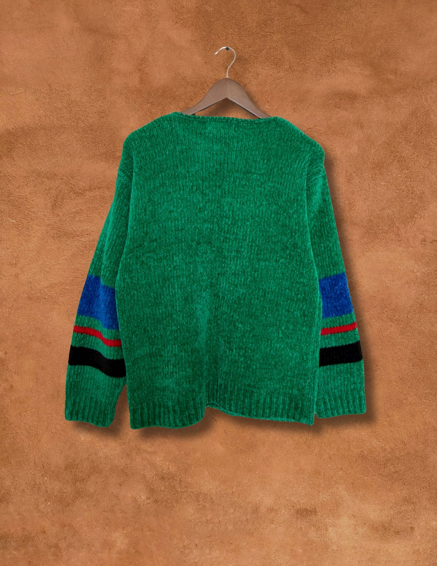 Vintage 80s  Chenille Sweater