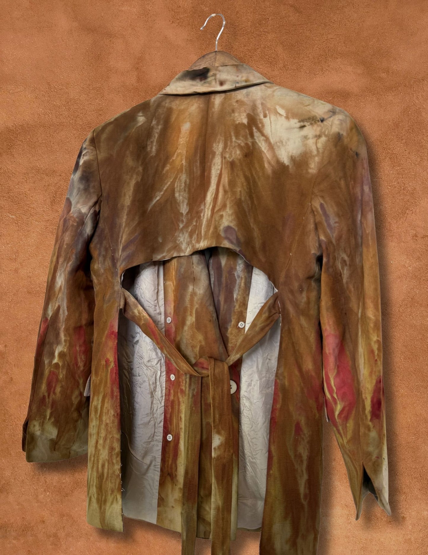 Reconstructed Vintage Hand dyed Blazer 40 x 29
