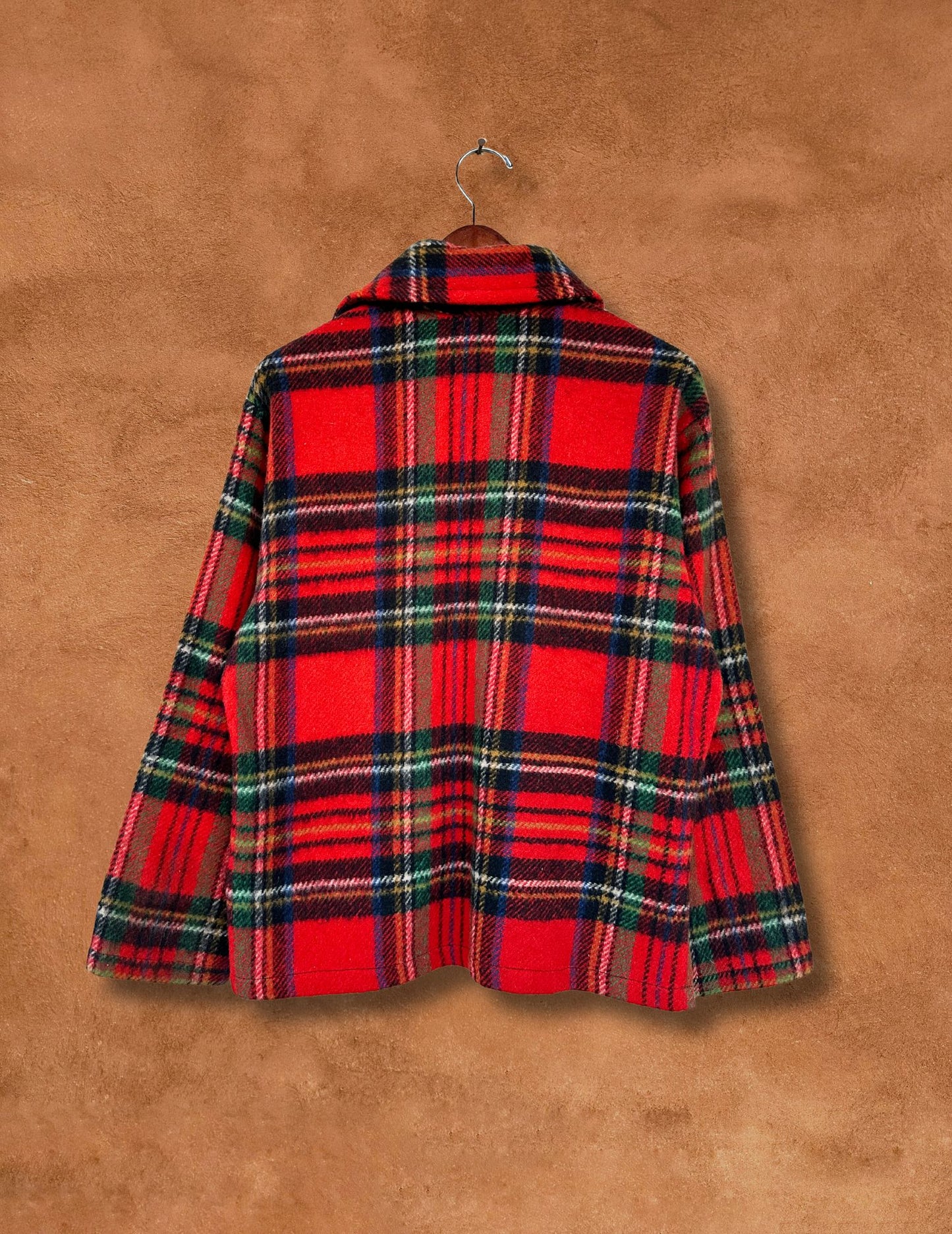 Vintage Plaid 60s Plaid Pullover