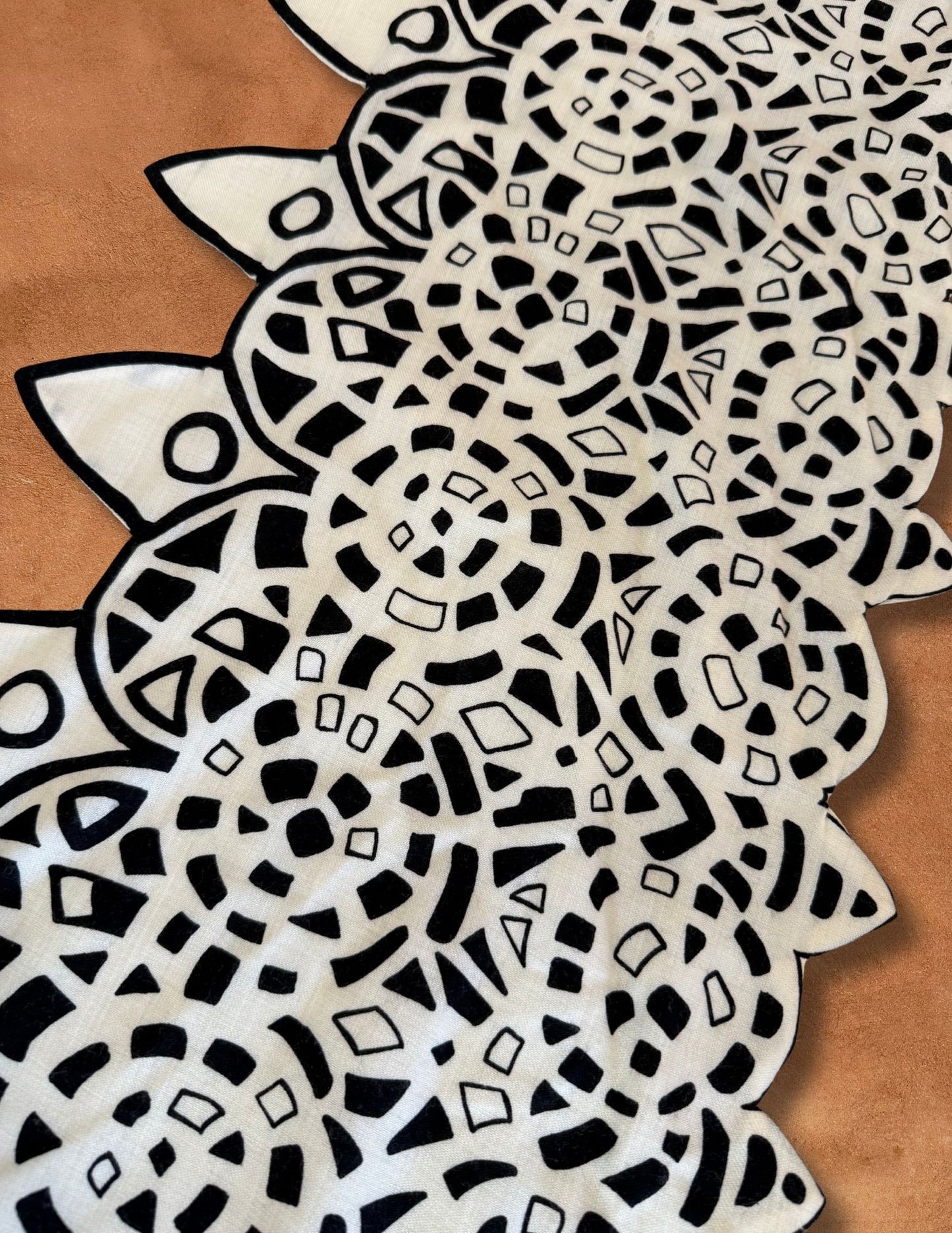 Vintage 60s Pauline Trigère Patterned Dress with Matching Shawl