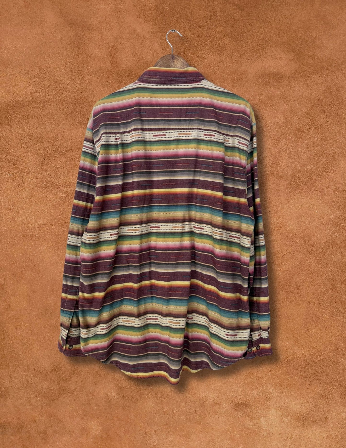 Vintage 90s Southwest Serape Shirt 52 x 31