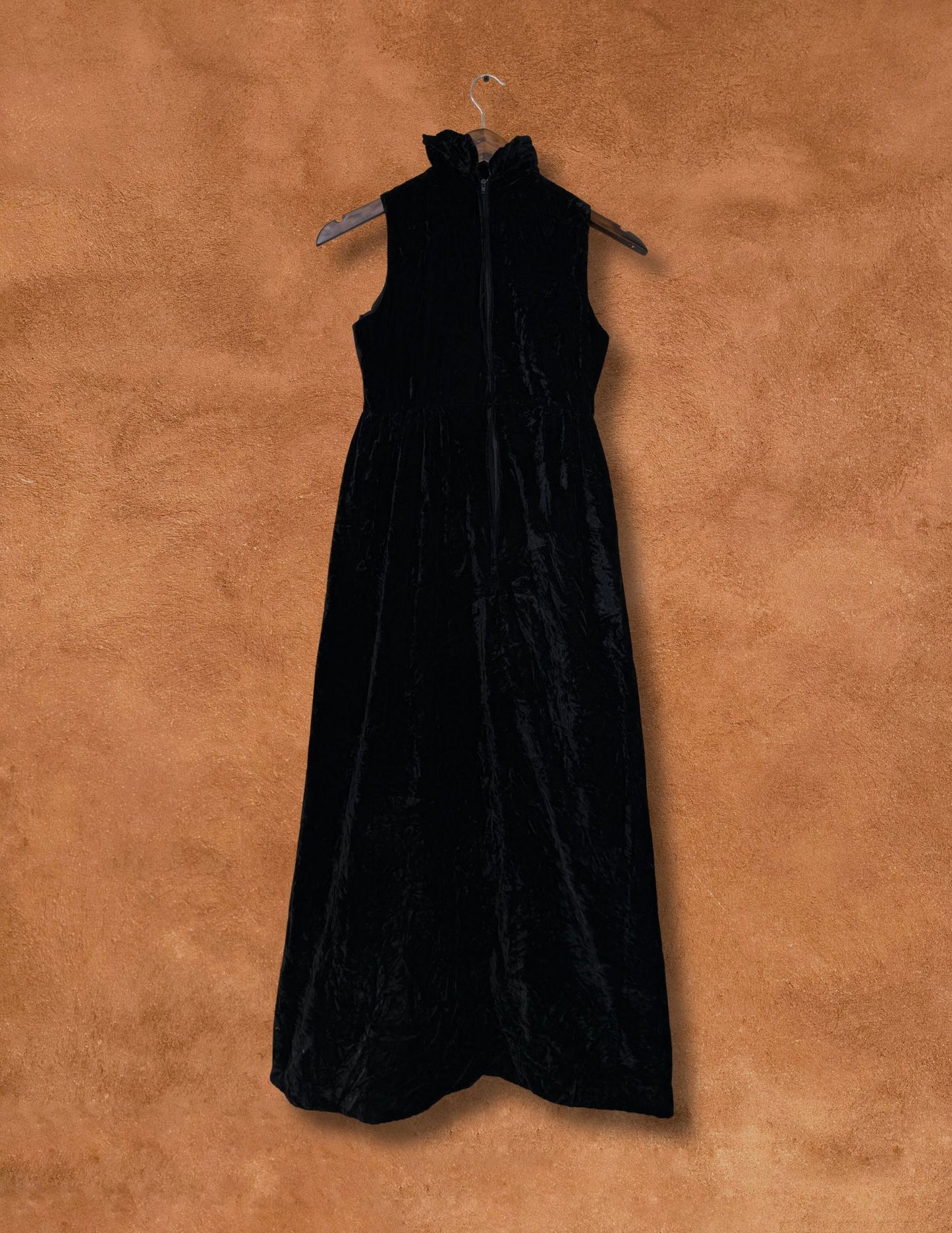 Upcycled Vintage 80s Velvet Dress - Land Back