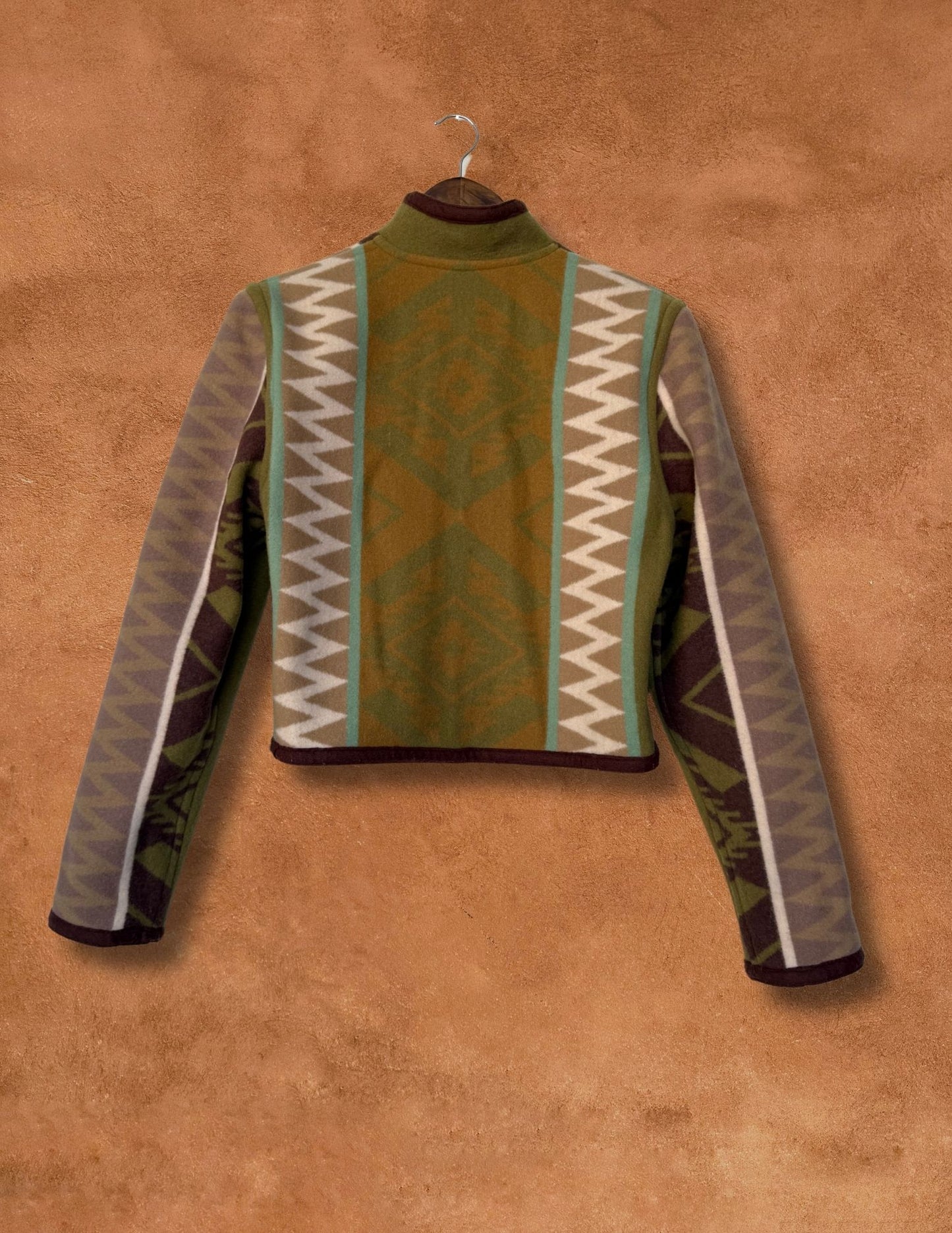 Vintage 80s Reversible Blanket Jacket