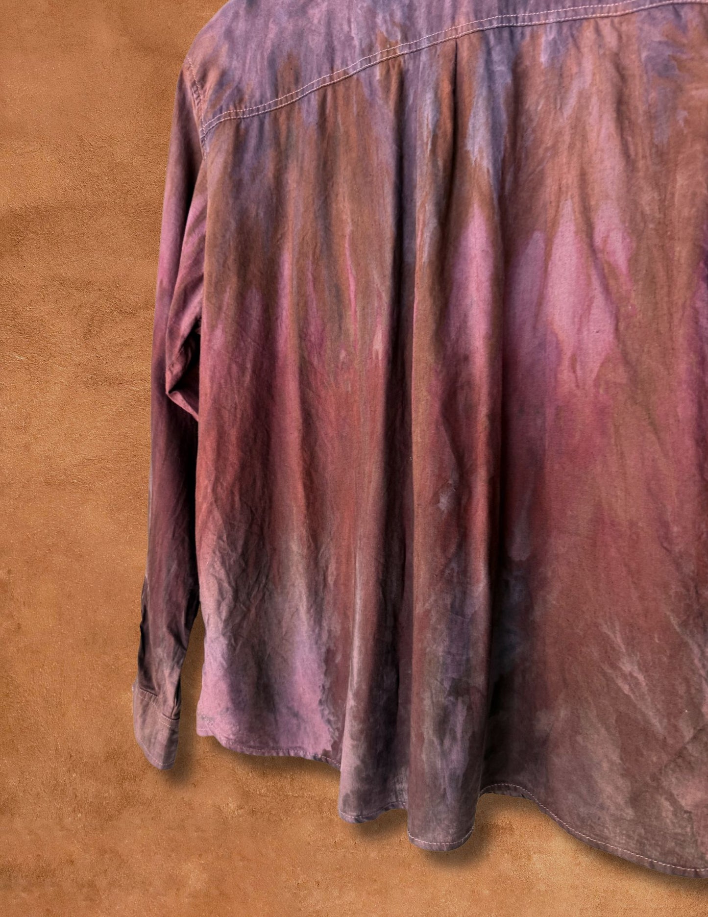 Upcycled Vintage Linen Shirt 46 x 28