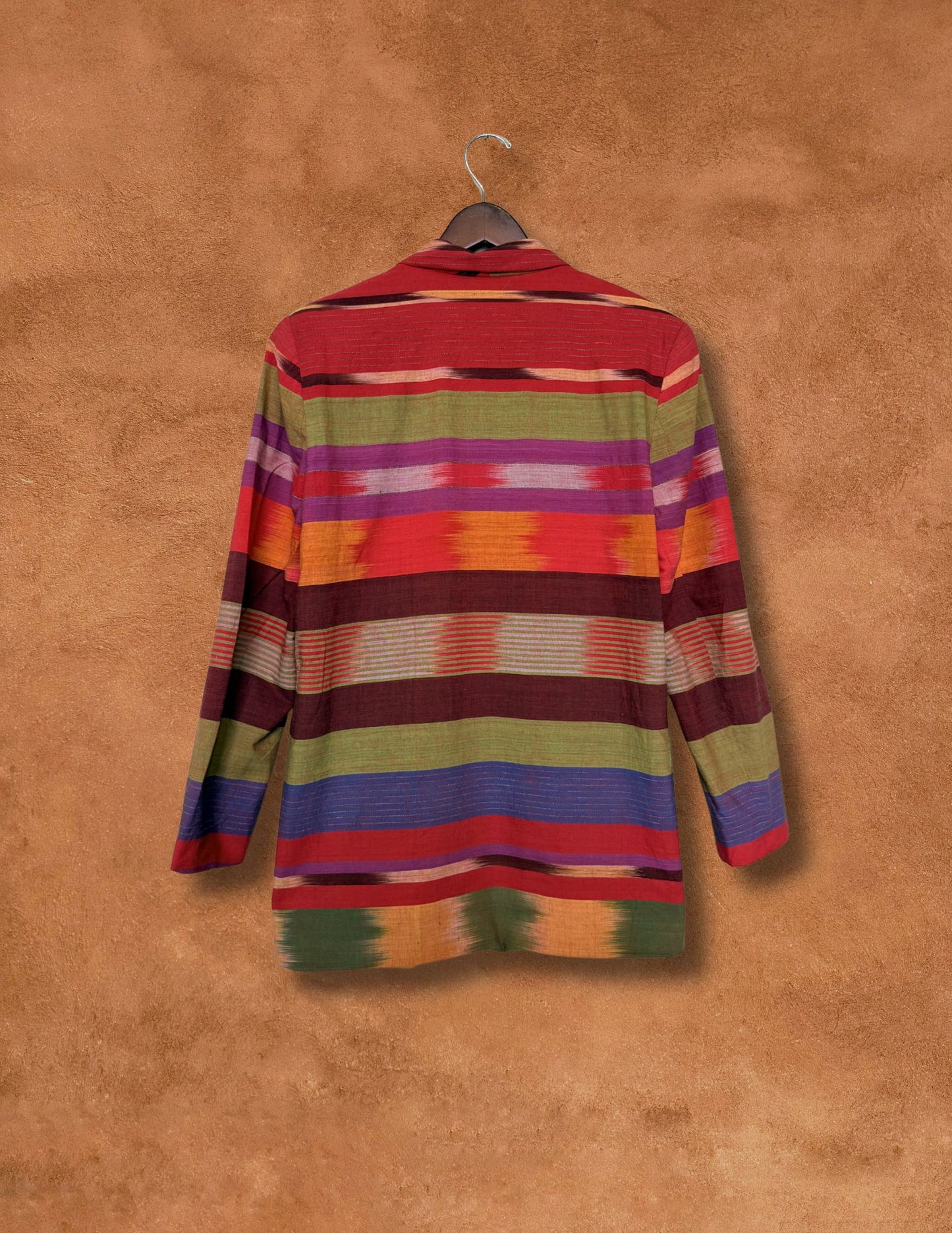 VINTAGE 80s TECHNICOLOR IKAT BLAZER 44 x 31