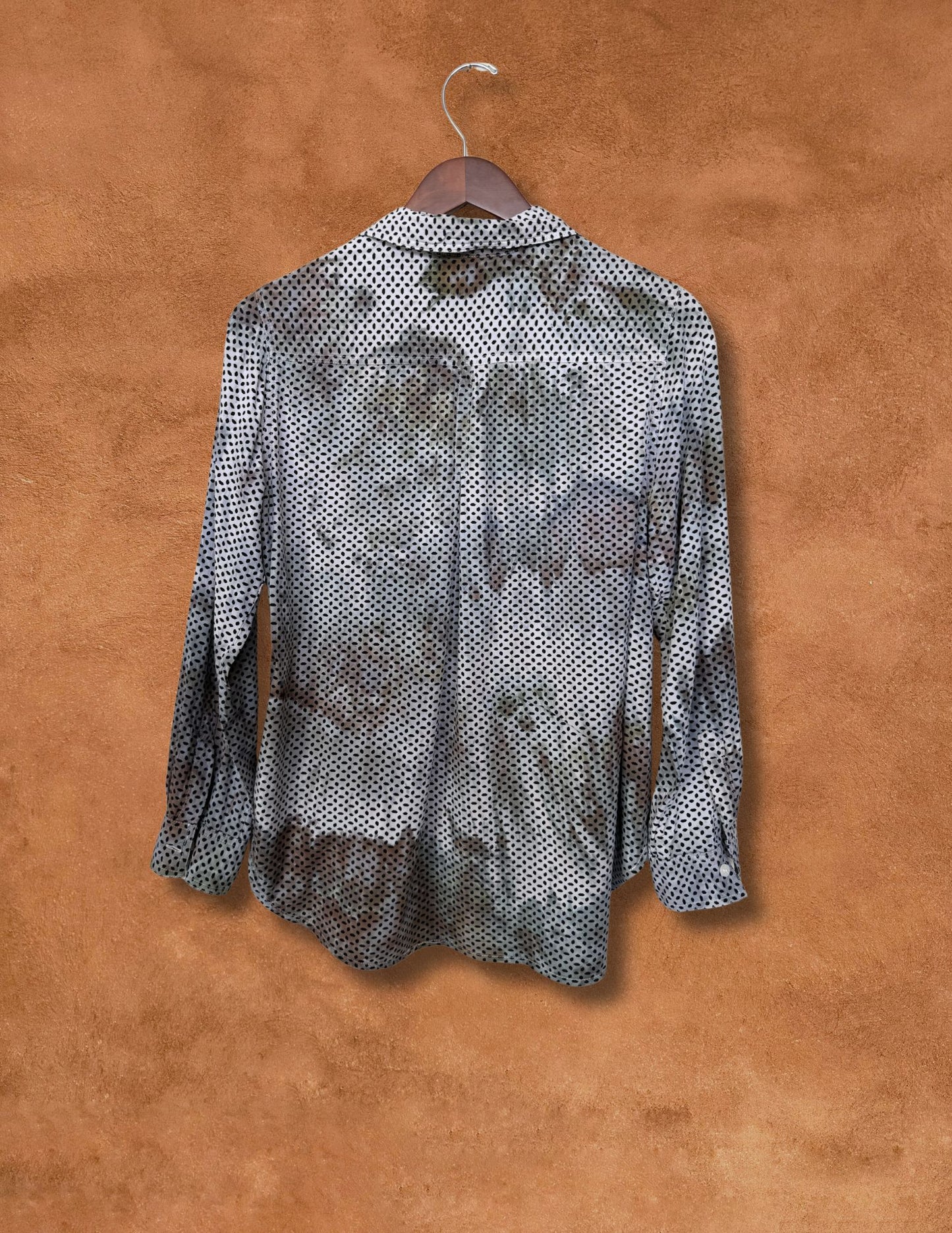 Upcycled Vintage Pattern Shirt 44 x 25