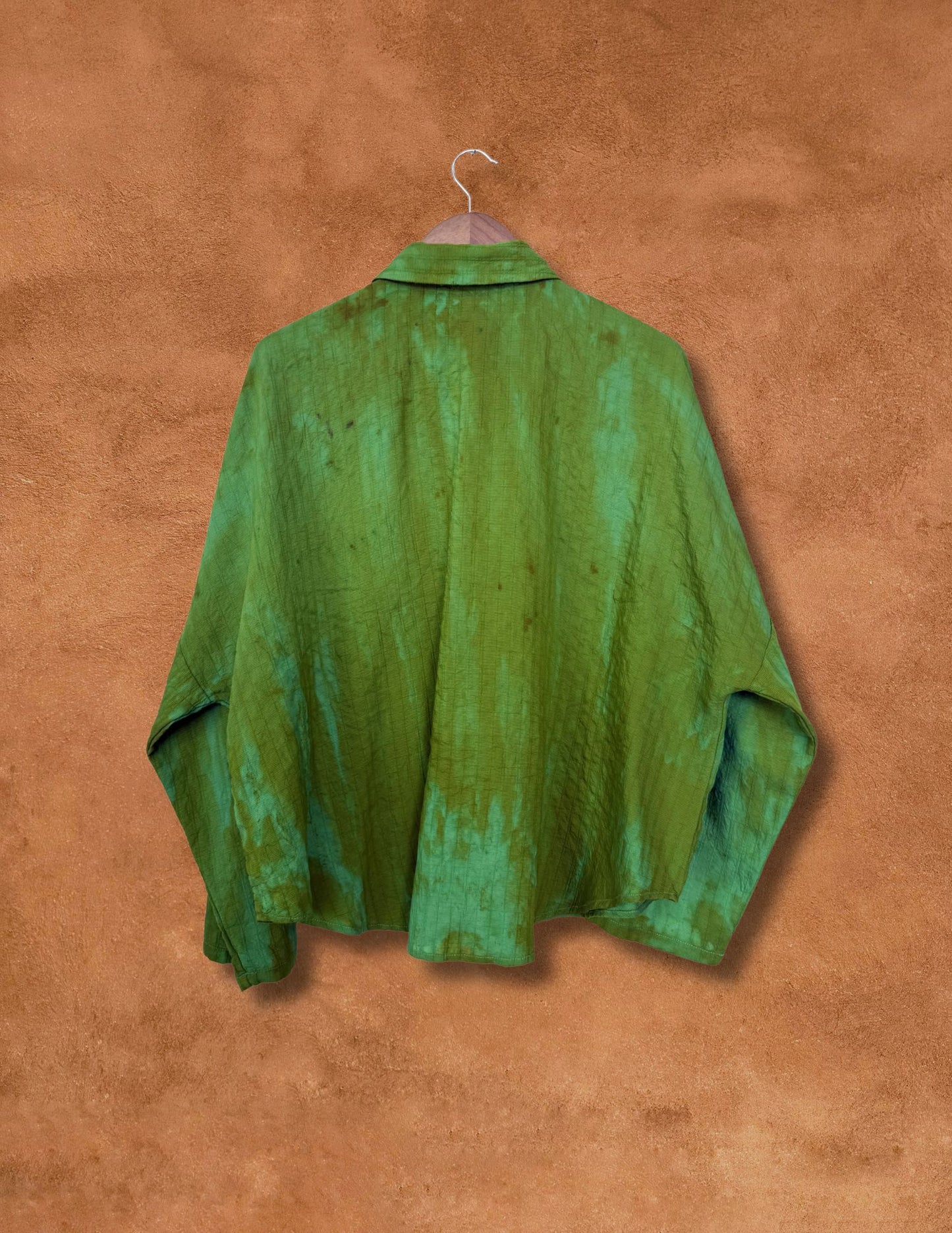 Upcycled Vintage Linen Menswear Shirt 50 x 30