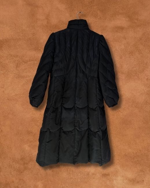 Vintage 80s Goose Down Puffer Duster