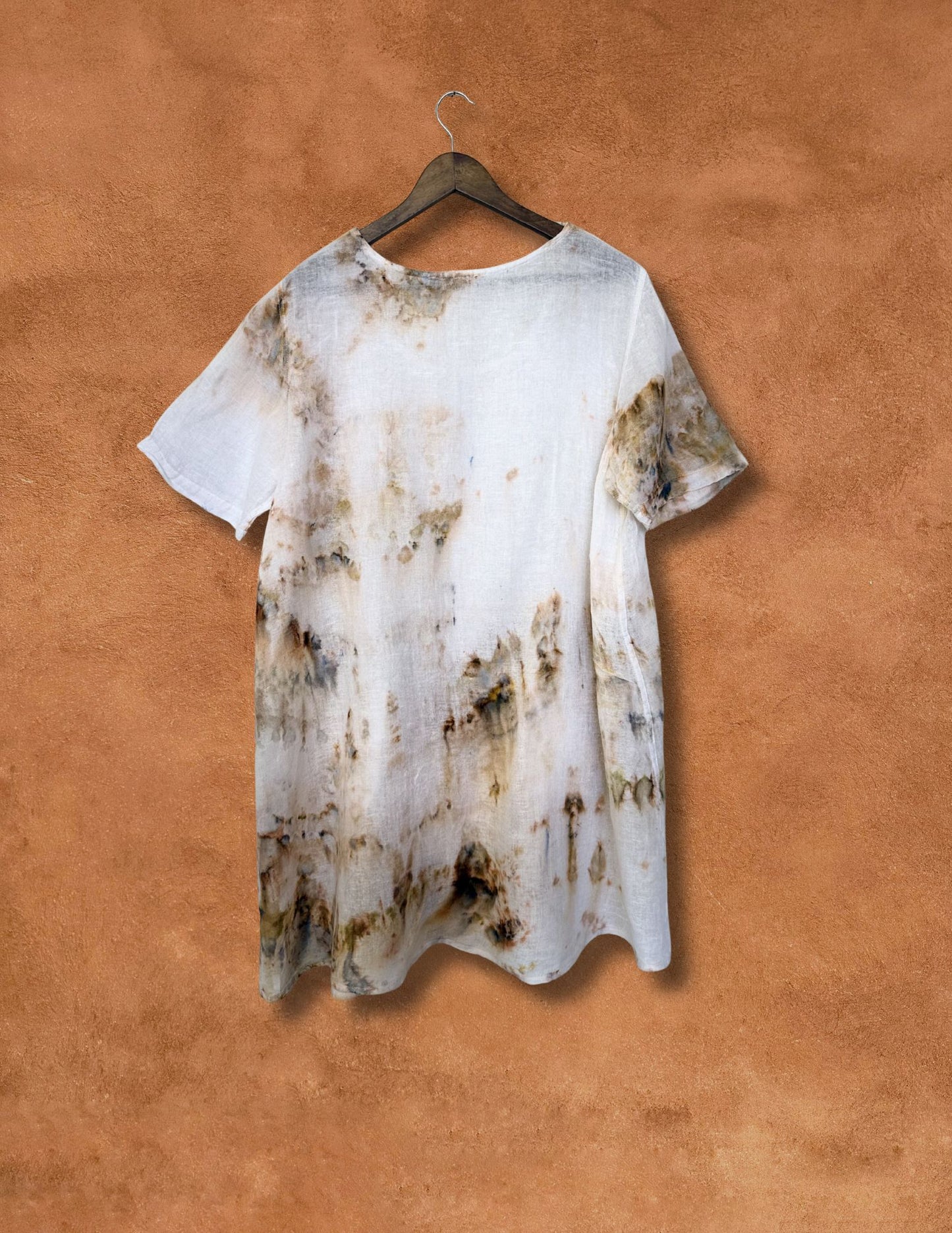 Upcycled Vintage Linen Gauze Tunic 48 x 37