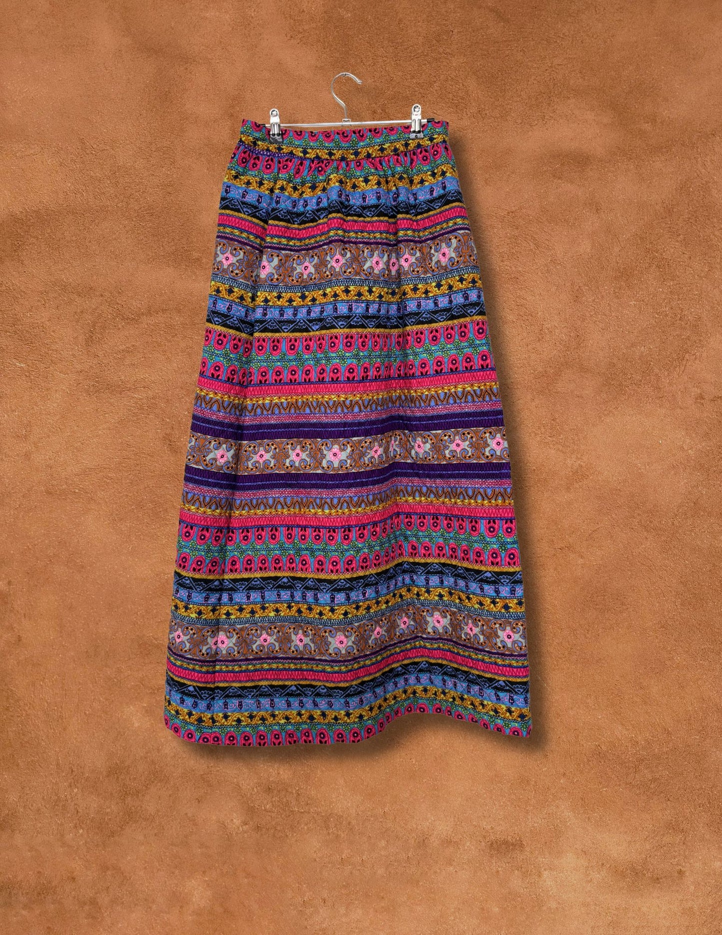 Vintage 70s Hostess Maxiskirt 29 x 42