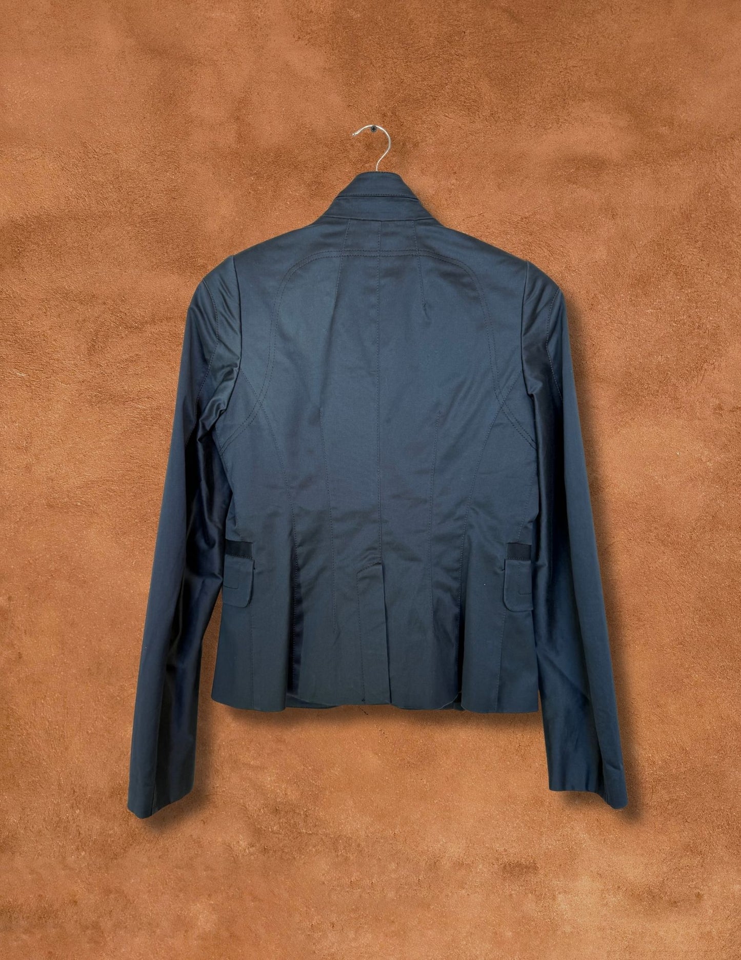 Vintage 1990s Roberto Cavalli Satin Cotton Jacket