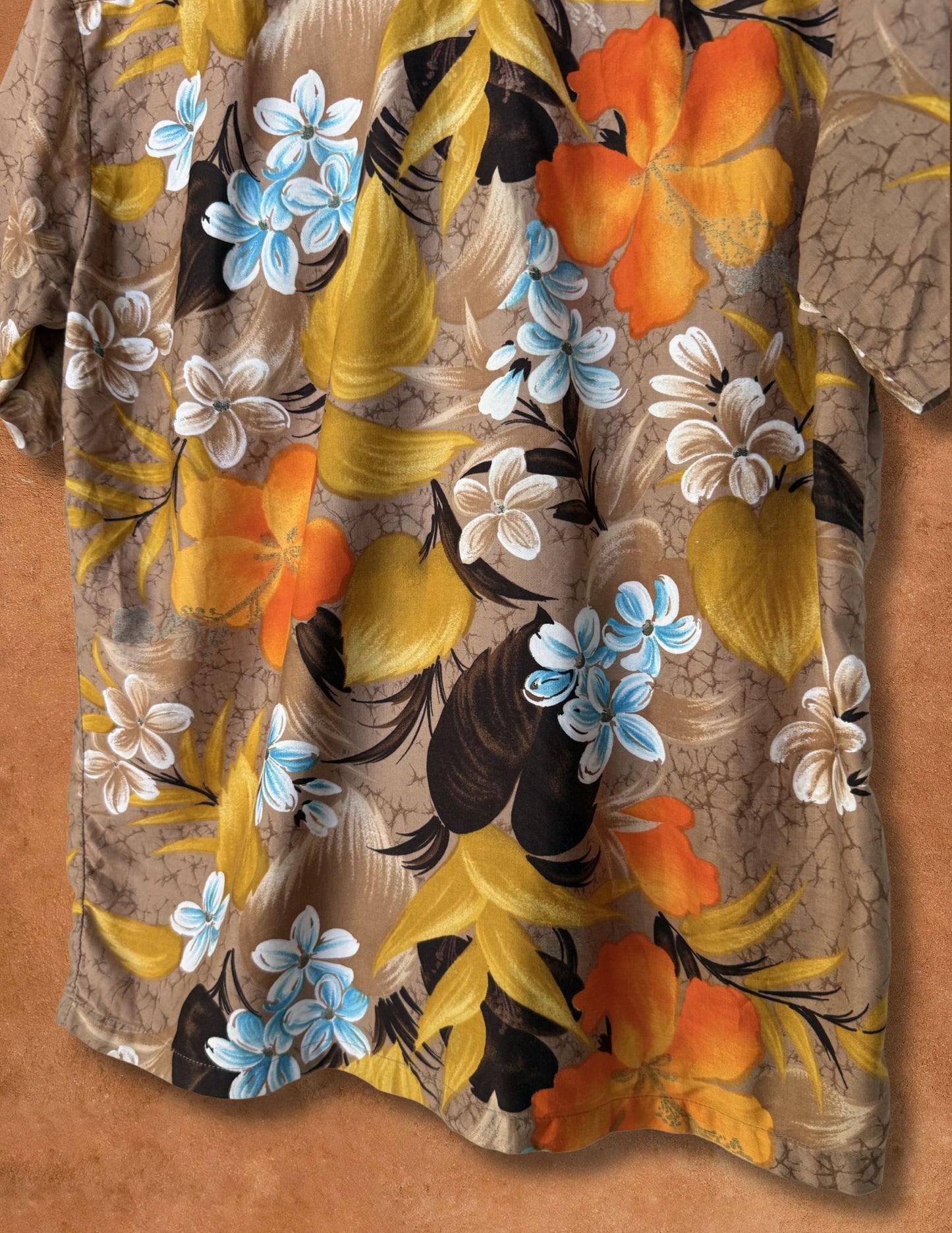 Rare Vintage 50s Surf Shirt 48 x 28