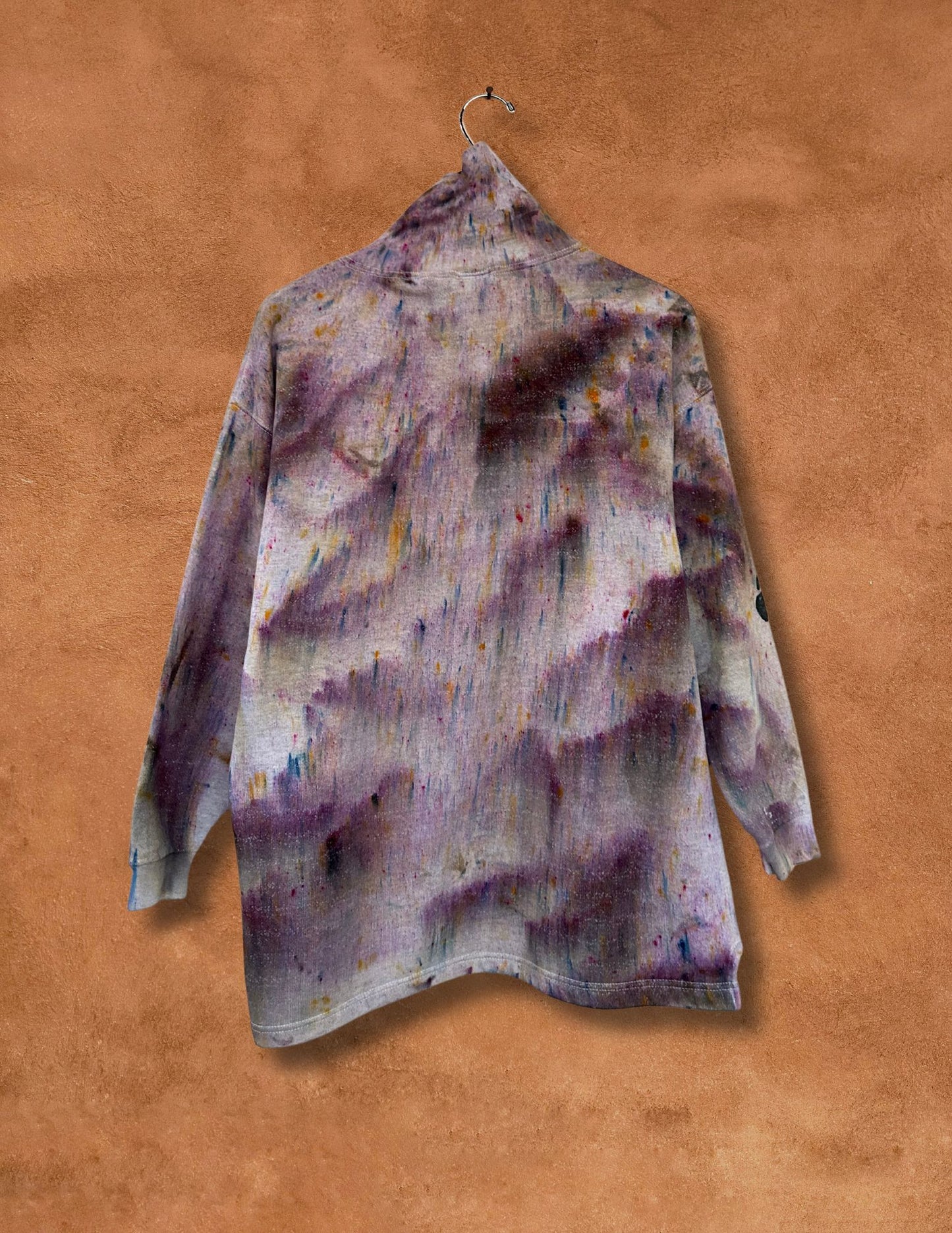 CAT LADY Upcycled Vintage 80s Turtleneck Sweatshirt