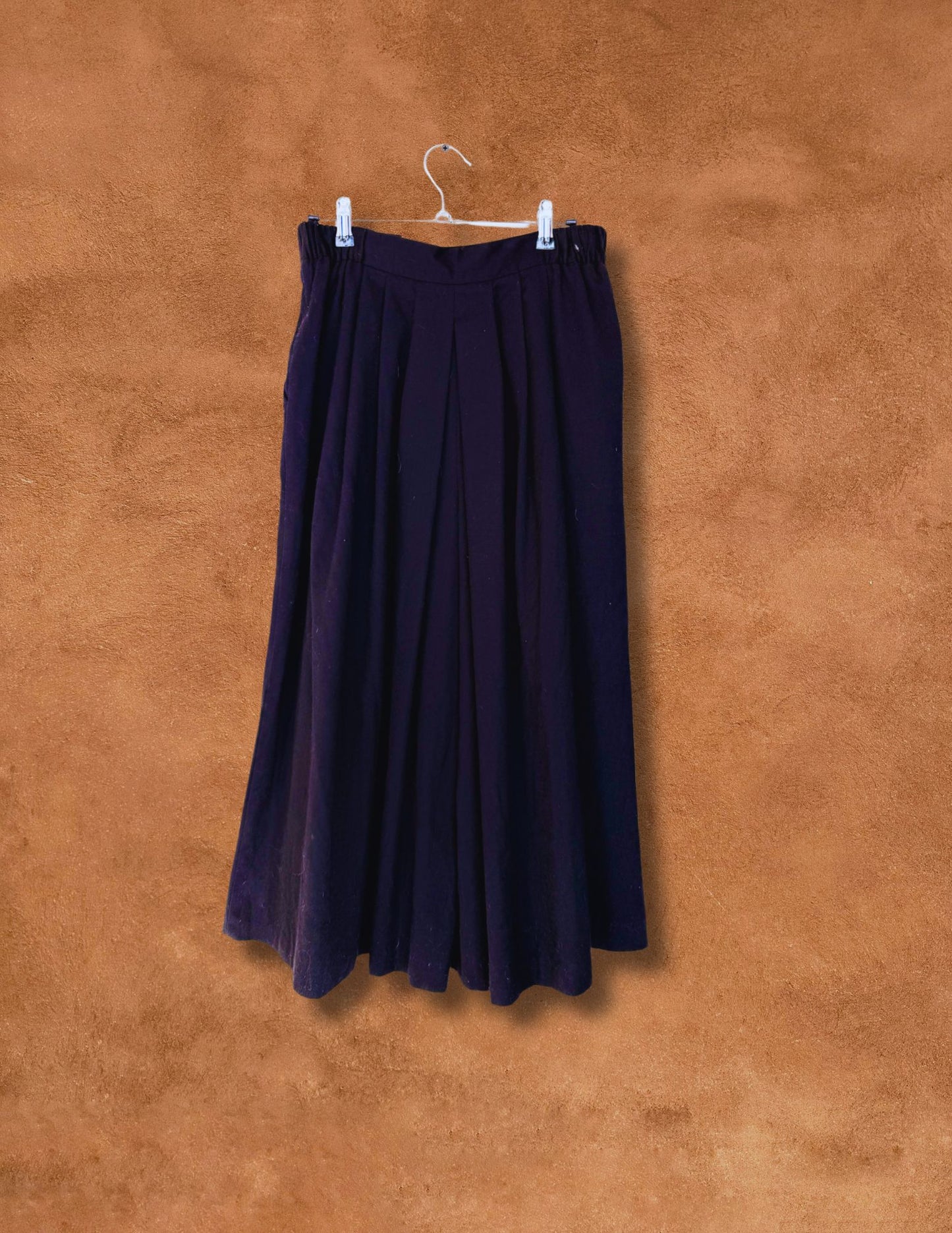 Vintage 80s Wide Leg Cropped Pant