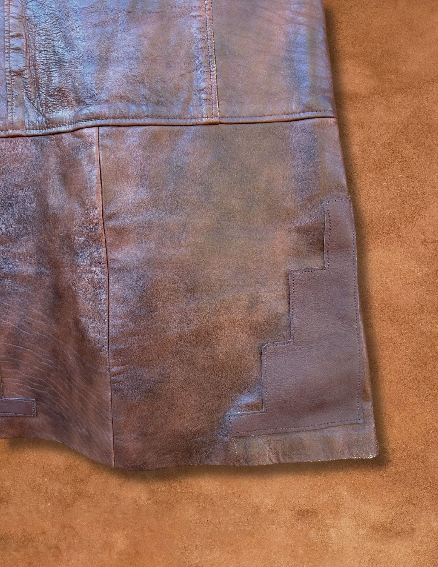 Vntage 60s Leather Dress