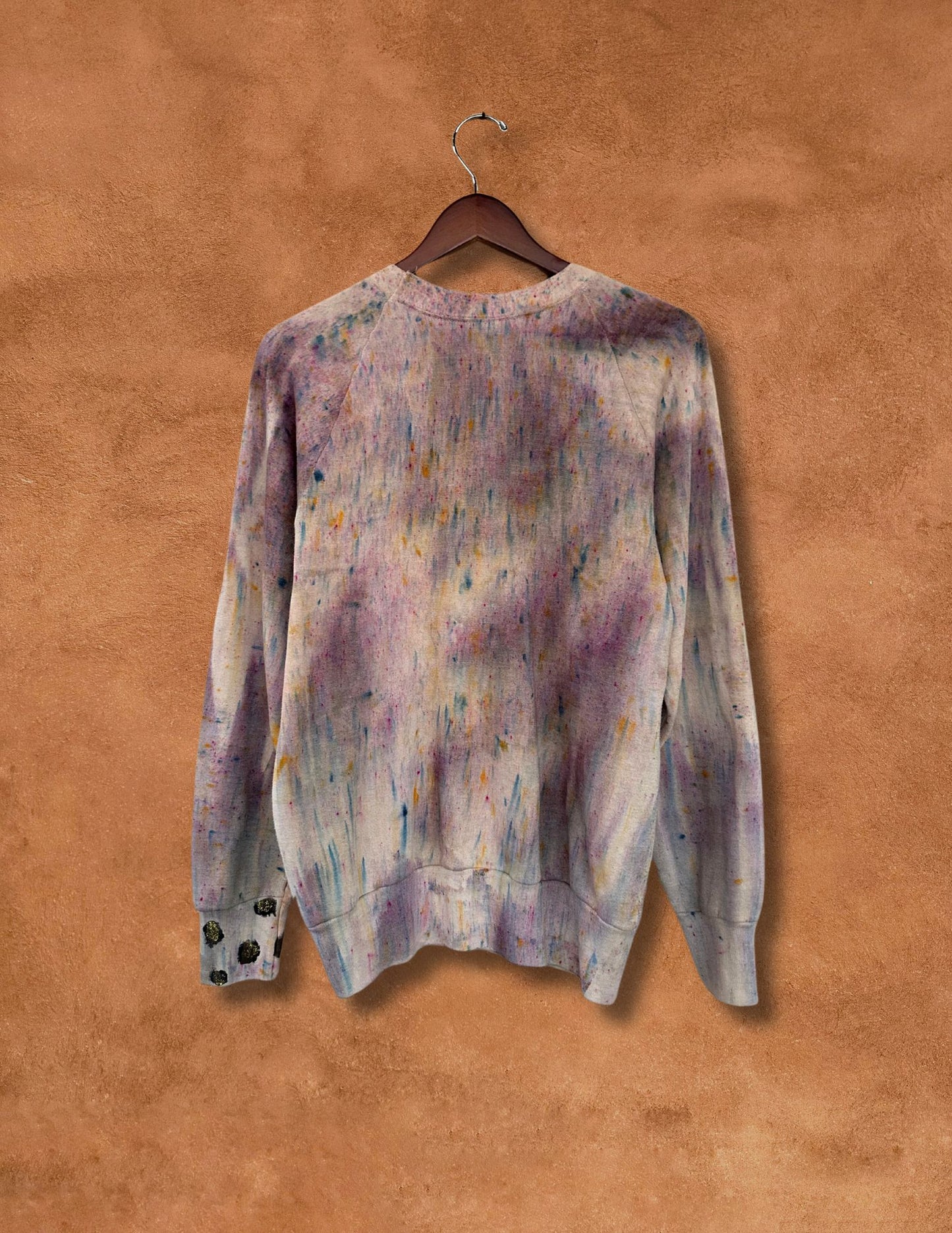 Upcycled Handpainted Vintage 80s Sweatshirt
