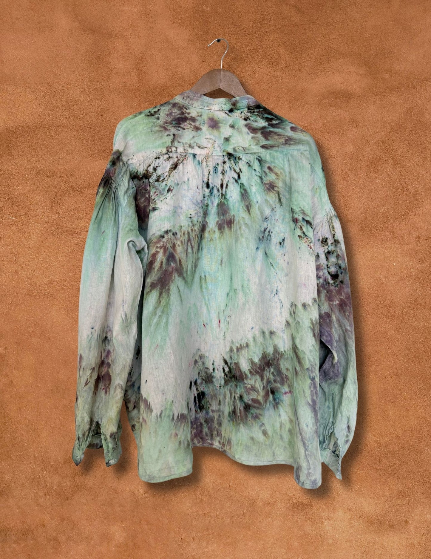 Upcycled Vintage Midcentury Linen Shirt