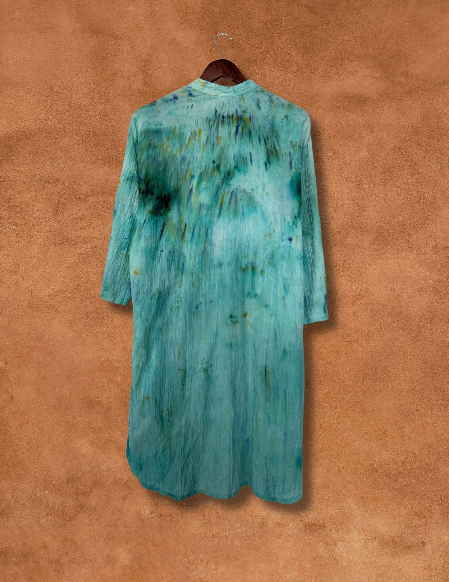 Limited Edition Hand Dyed Gauze Shirts - Sea Glass