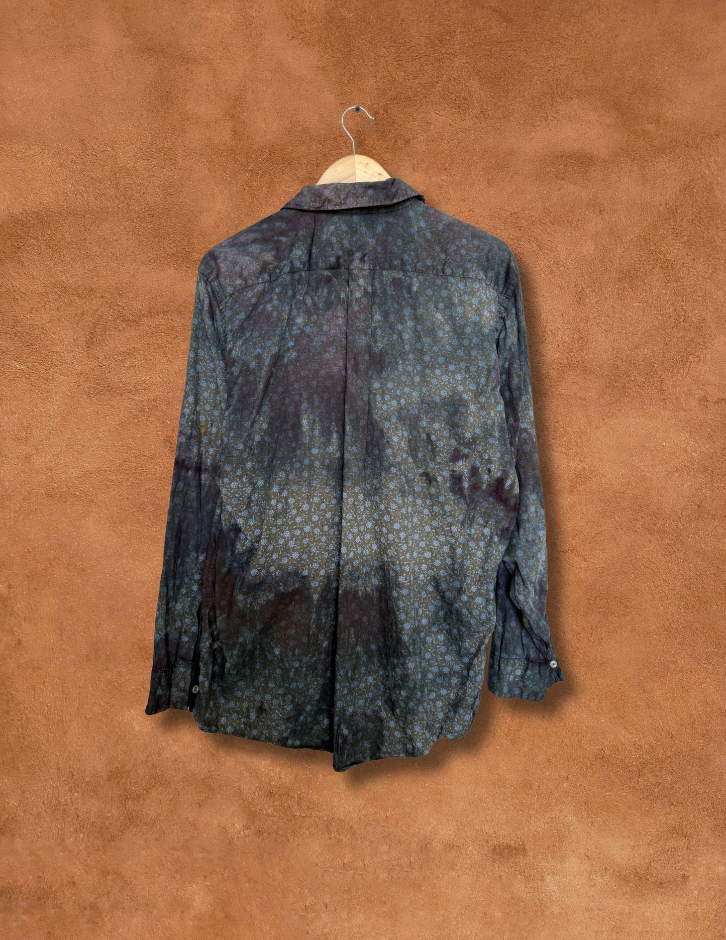 Upcycled Vintage Floral Workwear Shirt