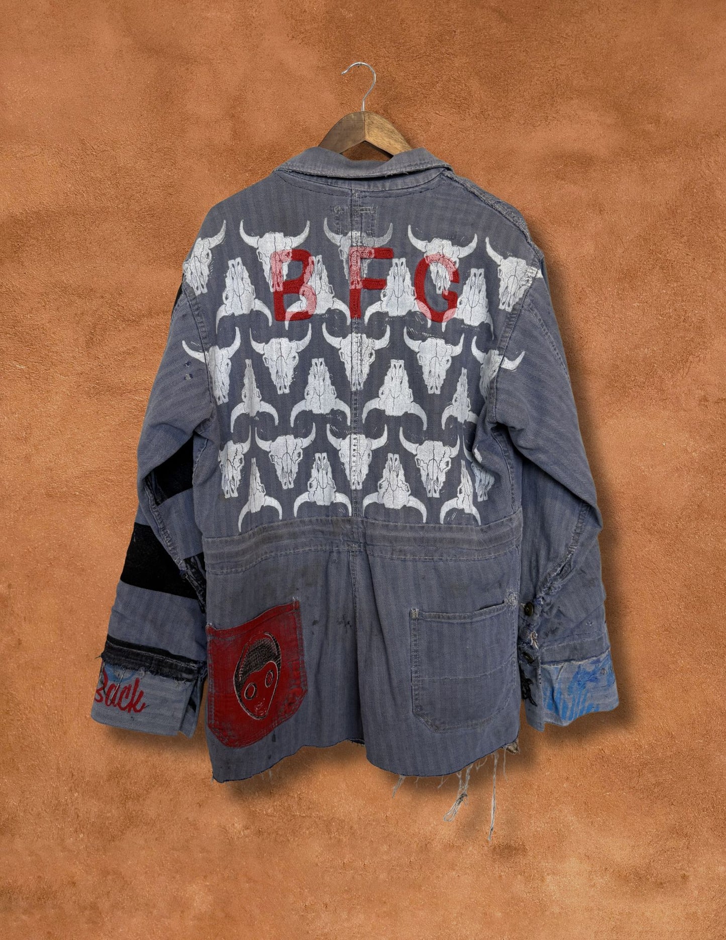 Upcycled Vintage Jacket by Running Horse Studio