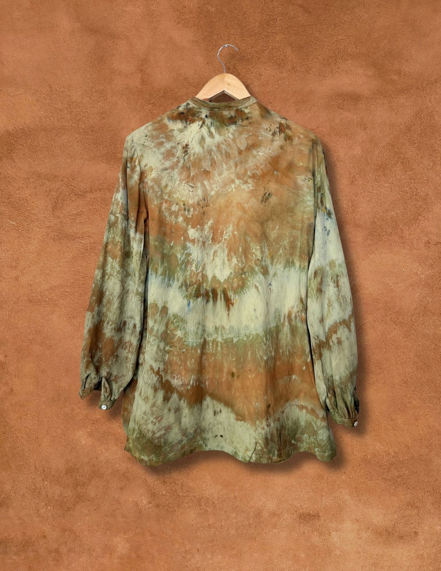 Upcycled Vintage Silk Shirt 42 x 31