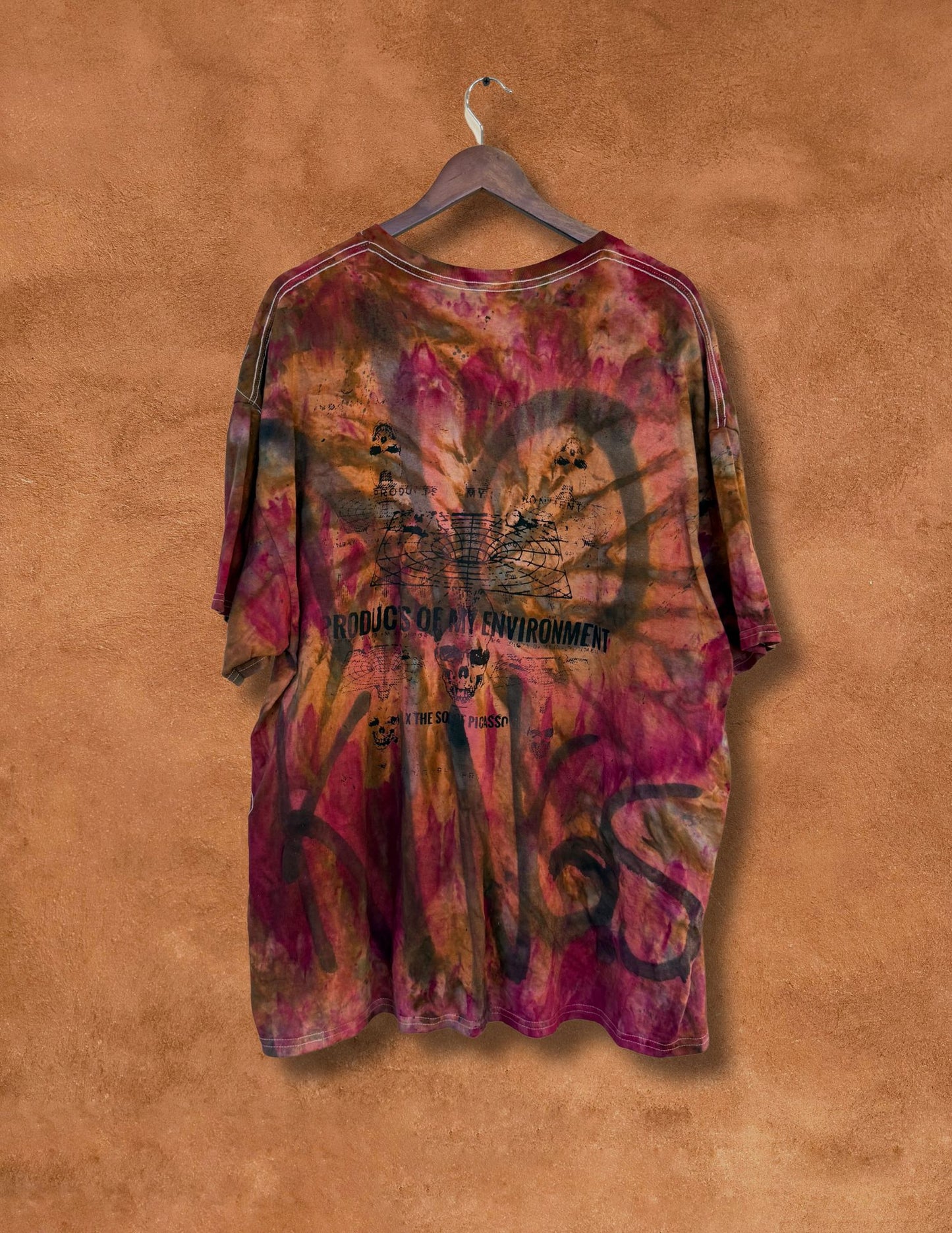 Limited Edition Hand Dyed NO KINGS Tee by artist The Son of Picasso