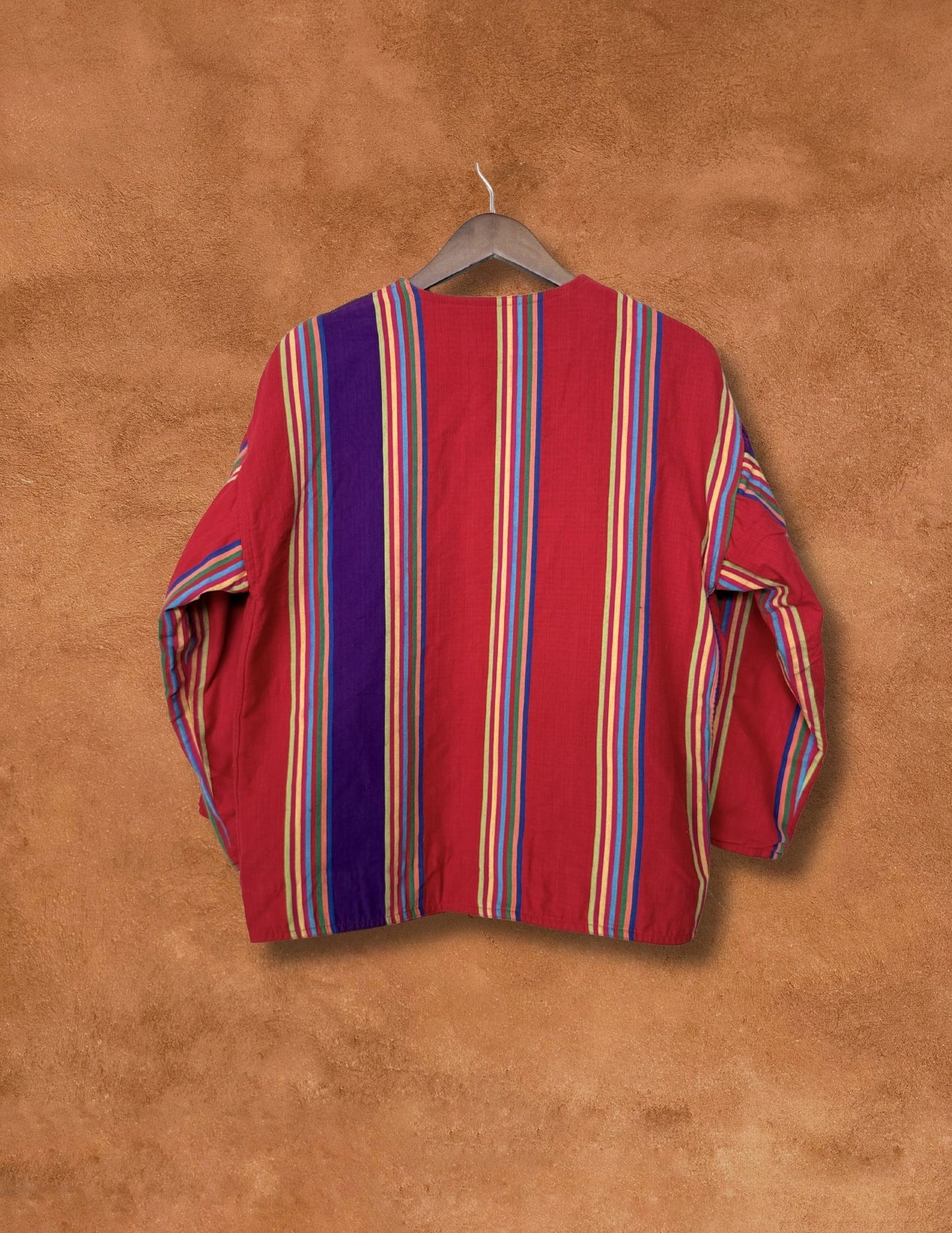 Vintage 70s Stripe Folk Jacket 42 x 25