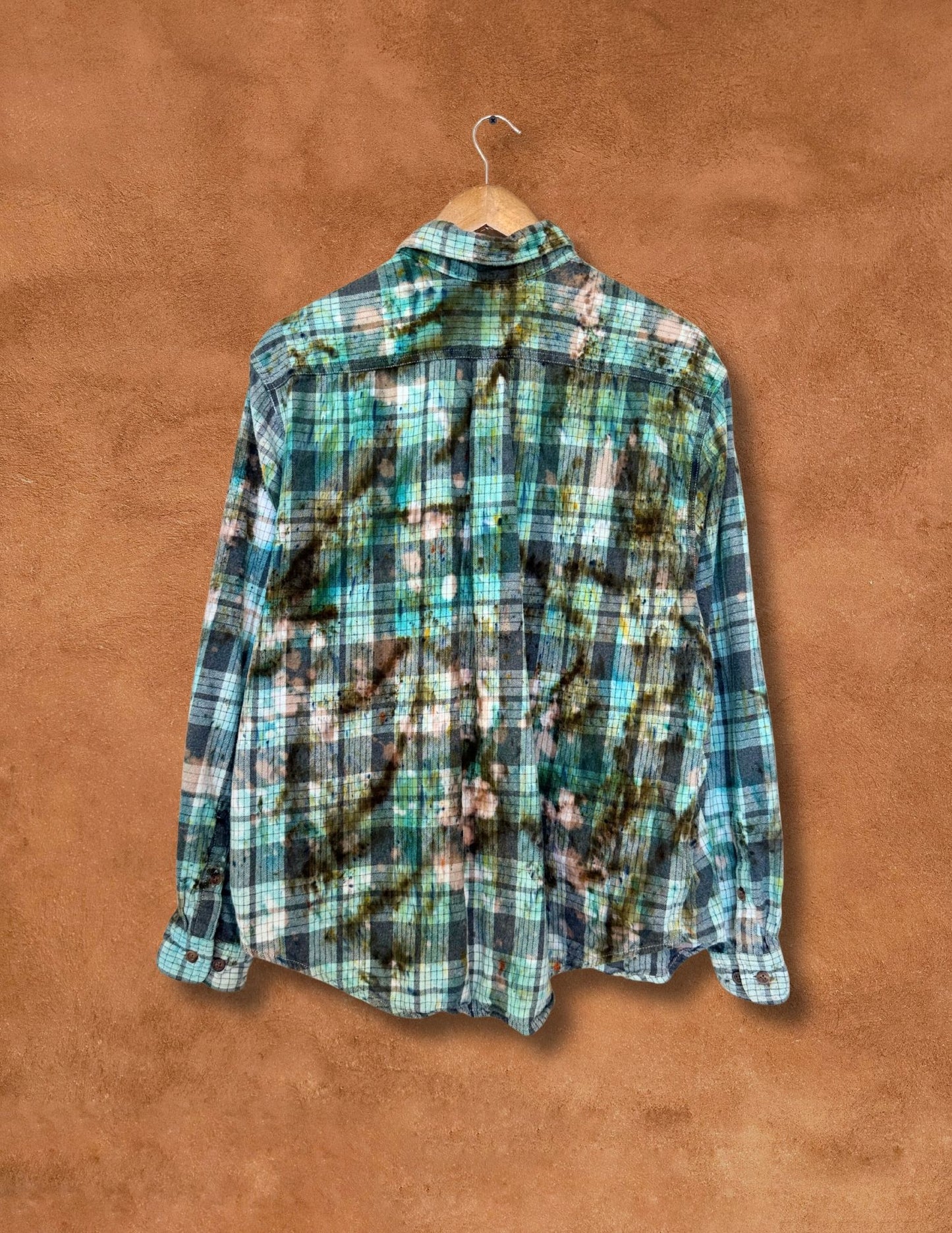 Upcycled Vintage Plaid Flannel Shirt - 16 of 44