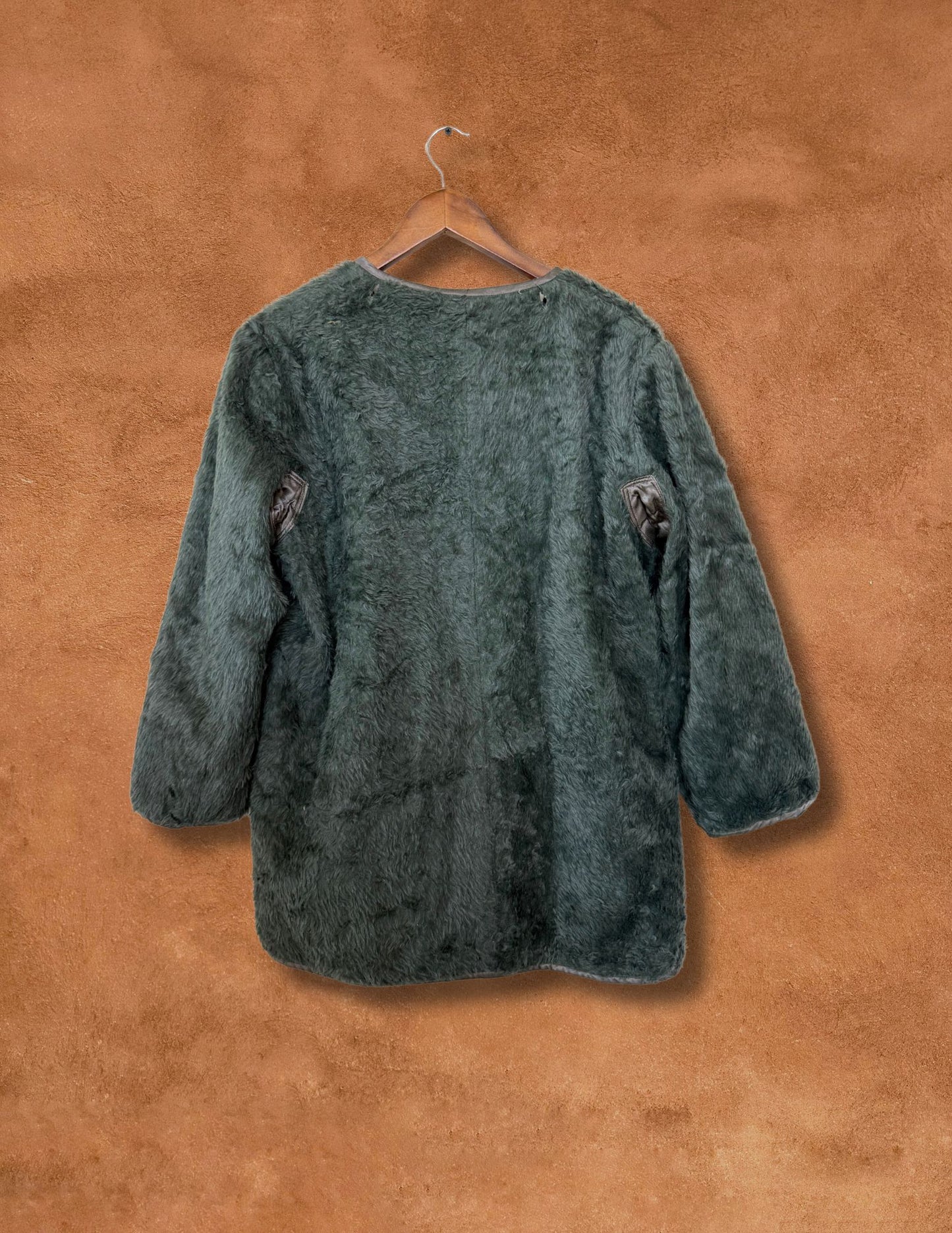 Vintage Mid-Century Greek Military Reversible Satin Jacket B