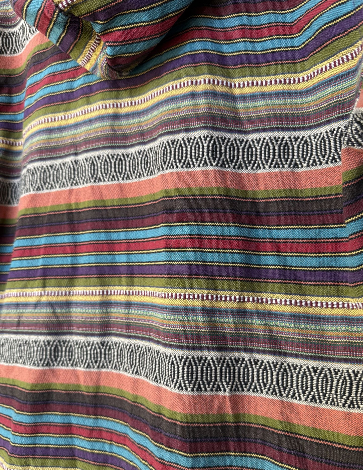Vintage 90s Serape Stripe Hoodie 42 x 28