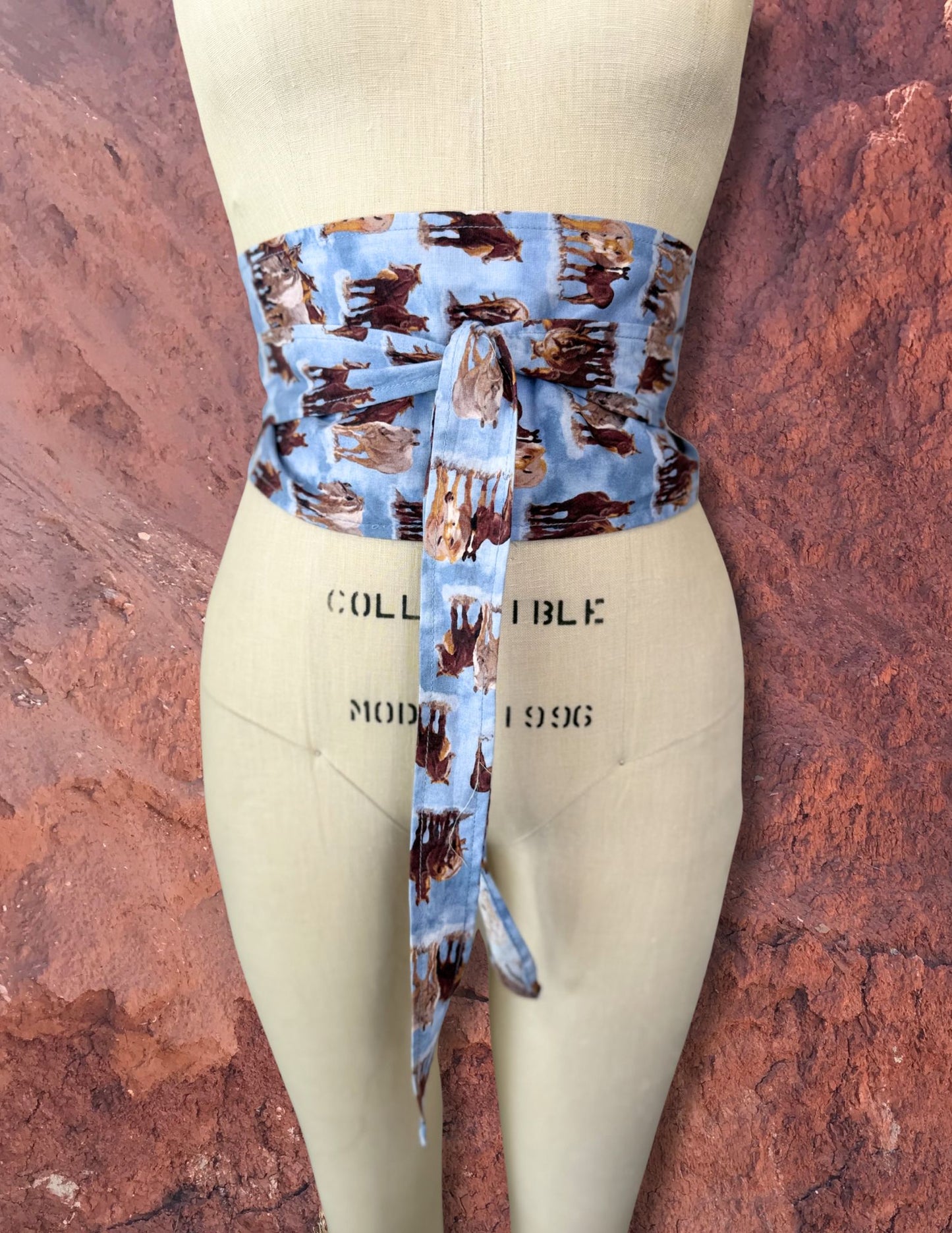 Upcycled Western Sash Belt