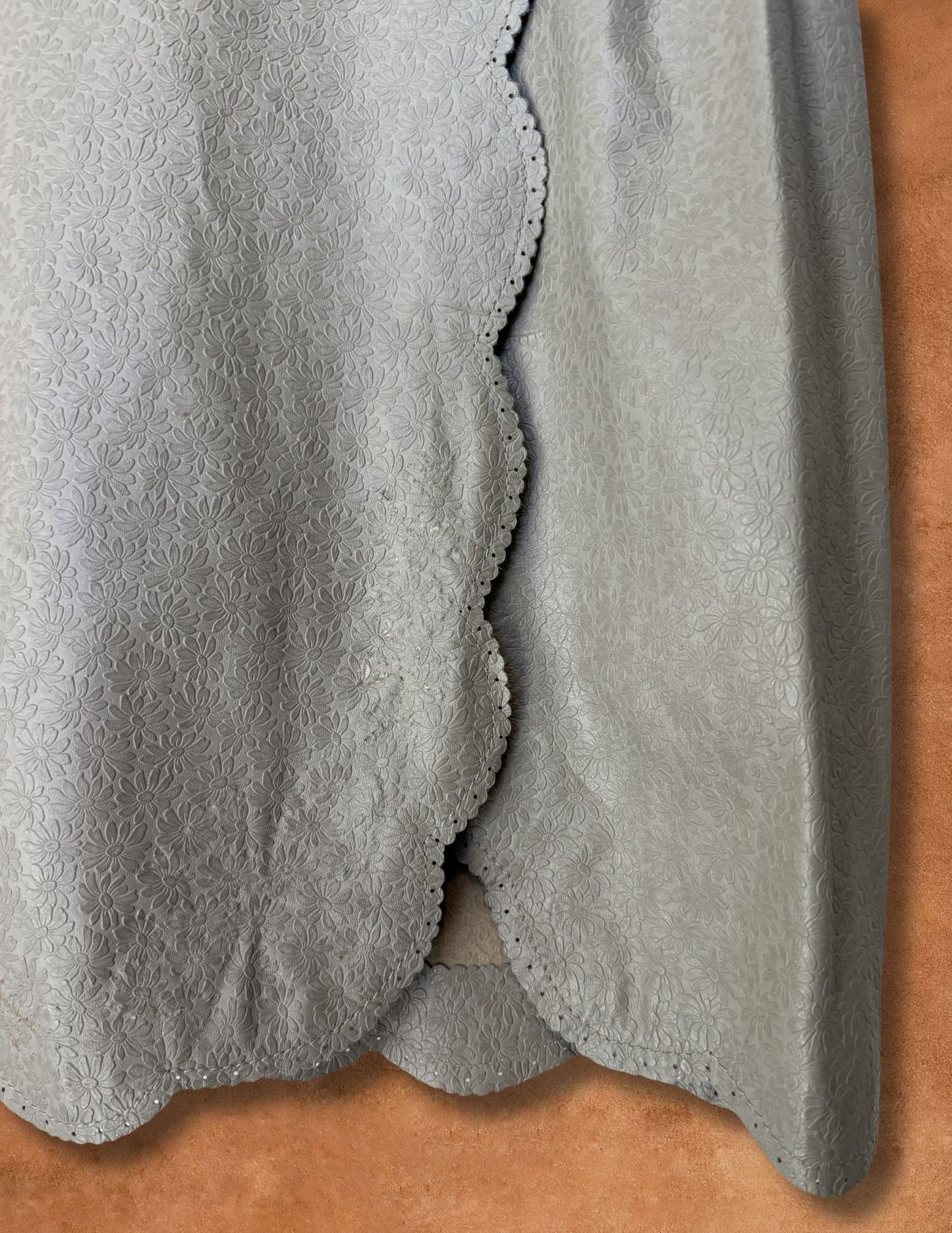 Vintage 70s Leather Skirt 28 x 23