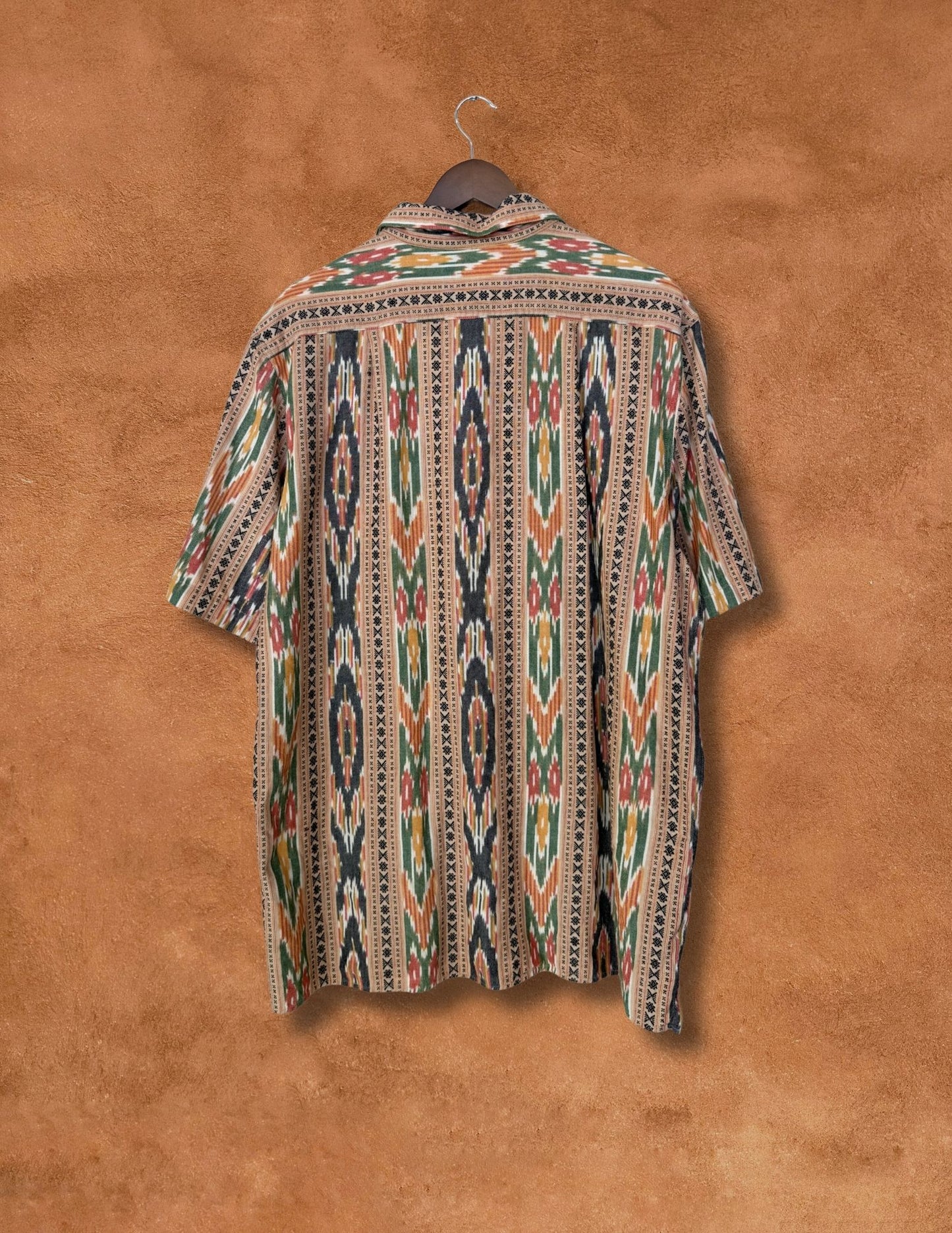 Vintage 80s Southwest Ikat Shirt