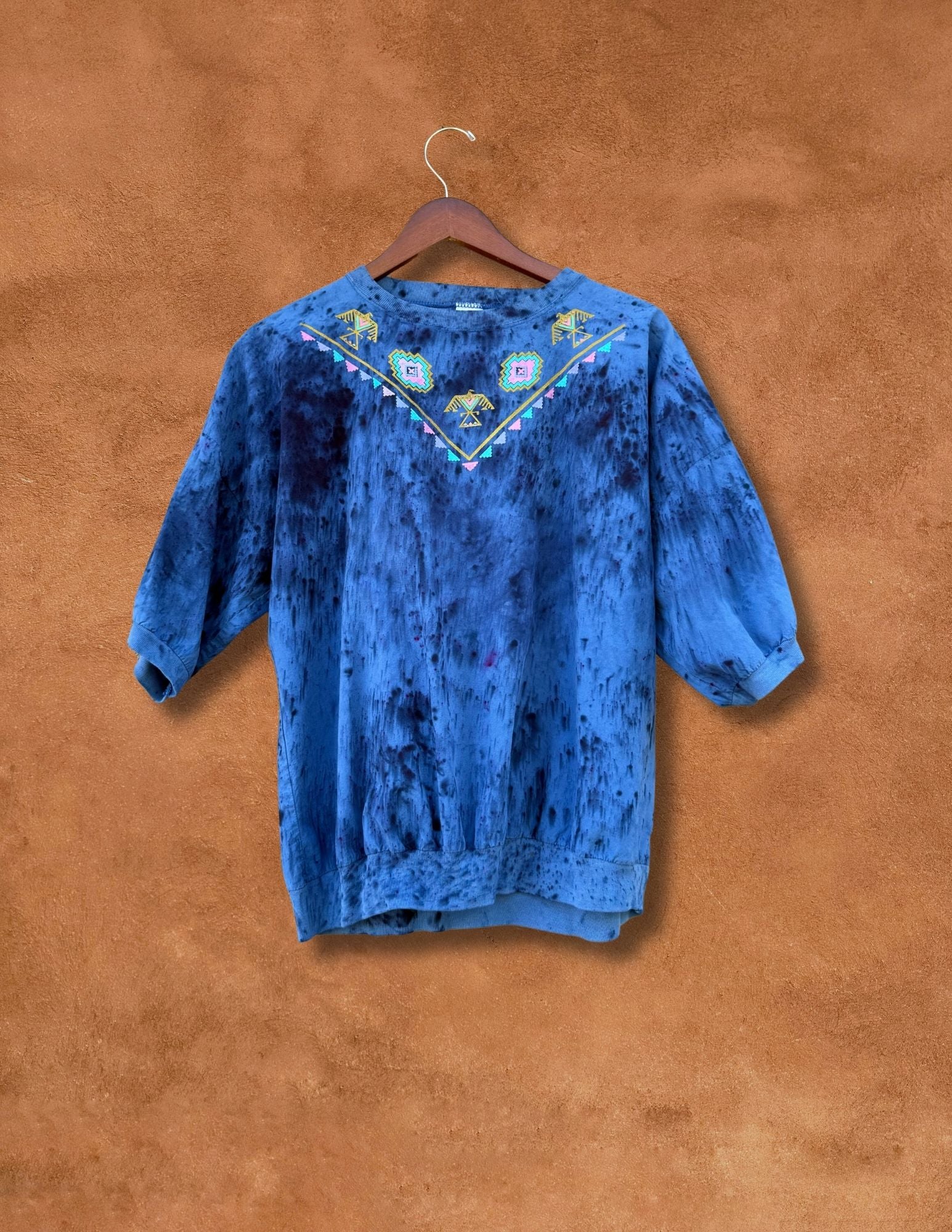 Upcycled 80s Vintage Southwest Tee