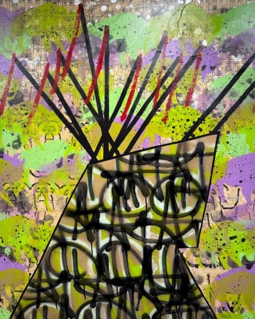" Graffiti Buffalo Tipi" by The Son of Picasso