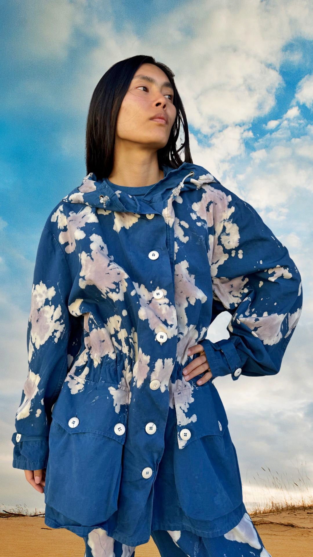 Upcycled Vintage Daak’os Cloud Military Jacket