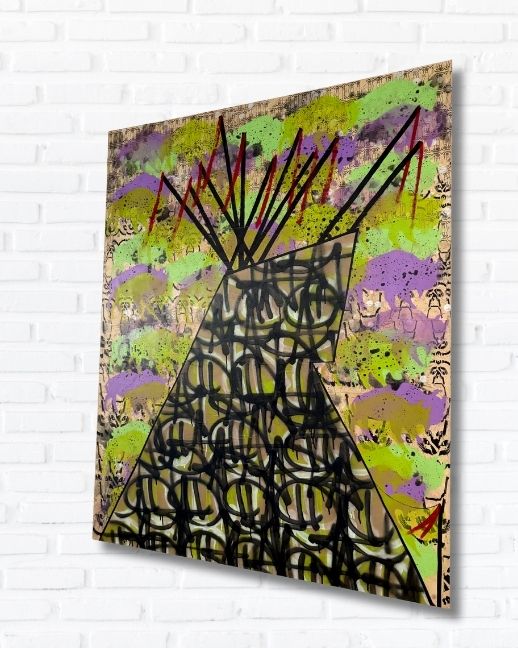 " Graffiti Buffalo Tipi" by The Son of Picasso