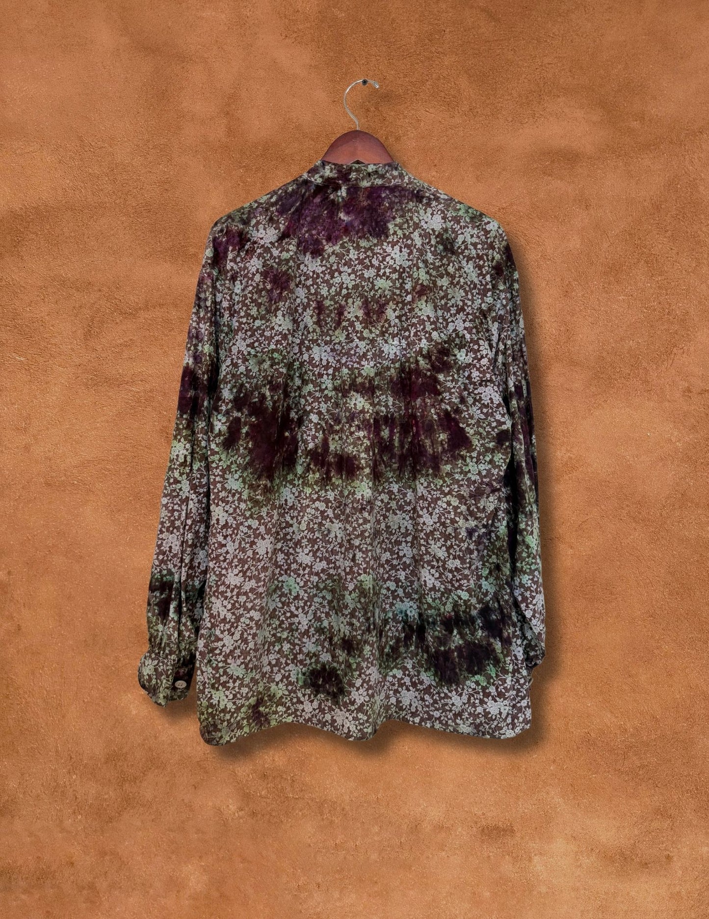 Upcycled Vintage Floral Workwear Shirt