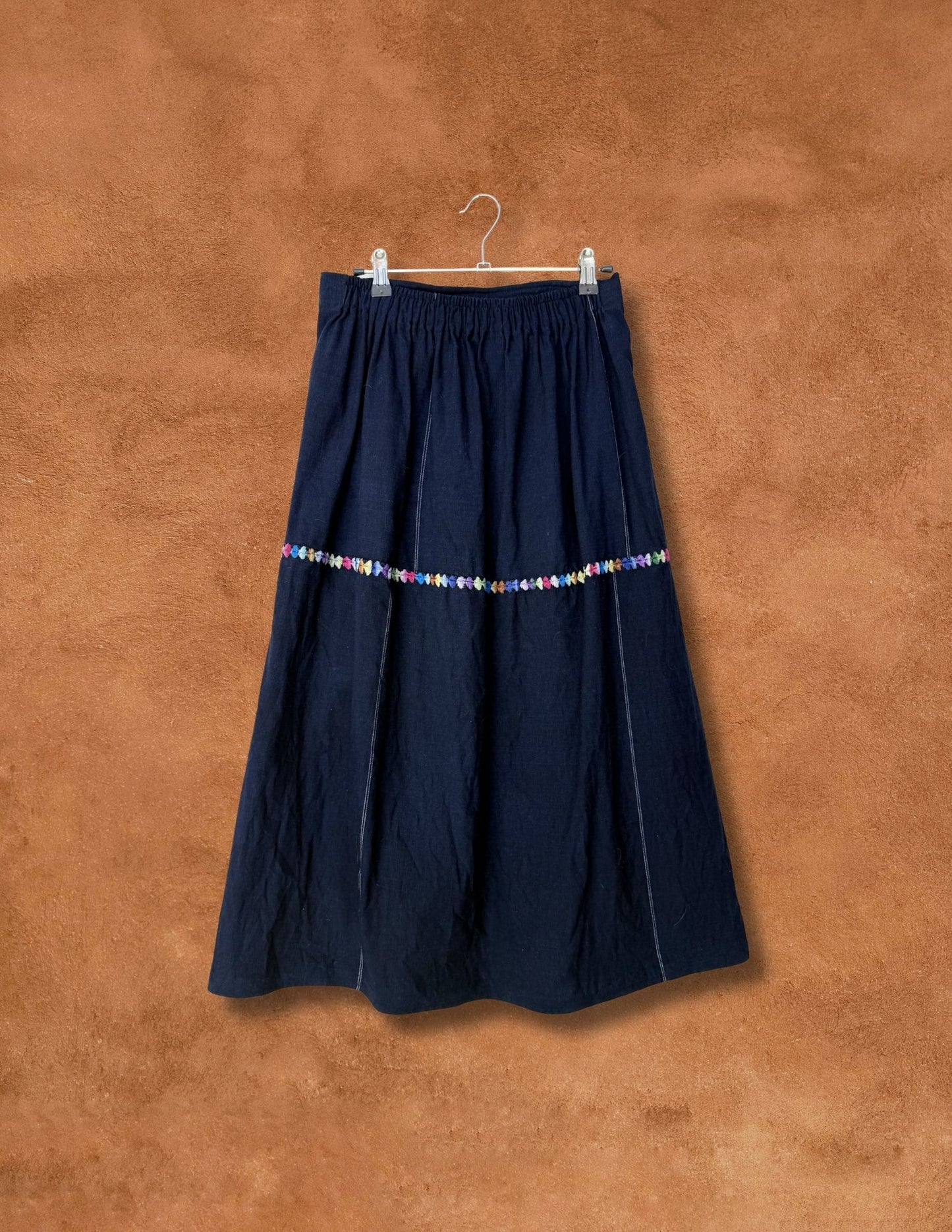 Vintage 70s Guatemalan Skirt 27 x 33