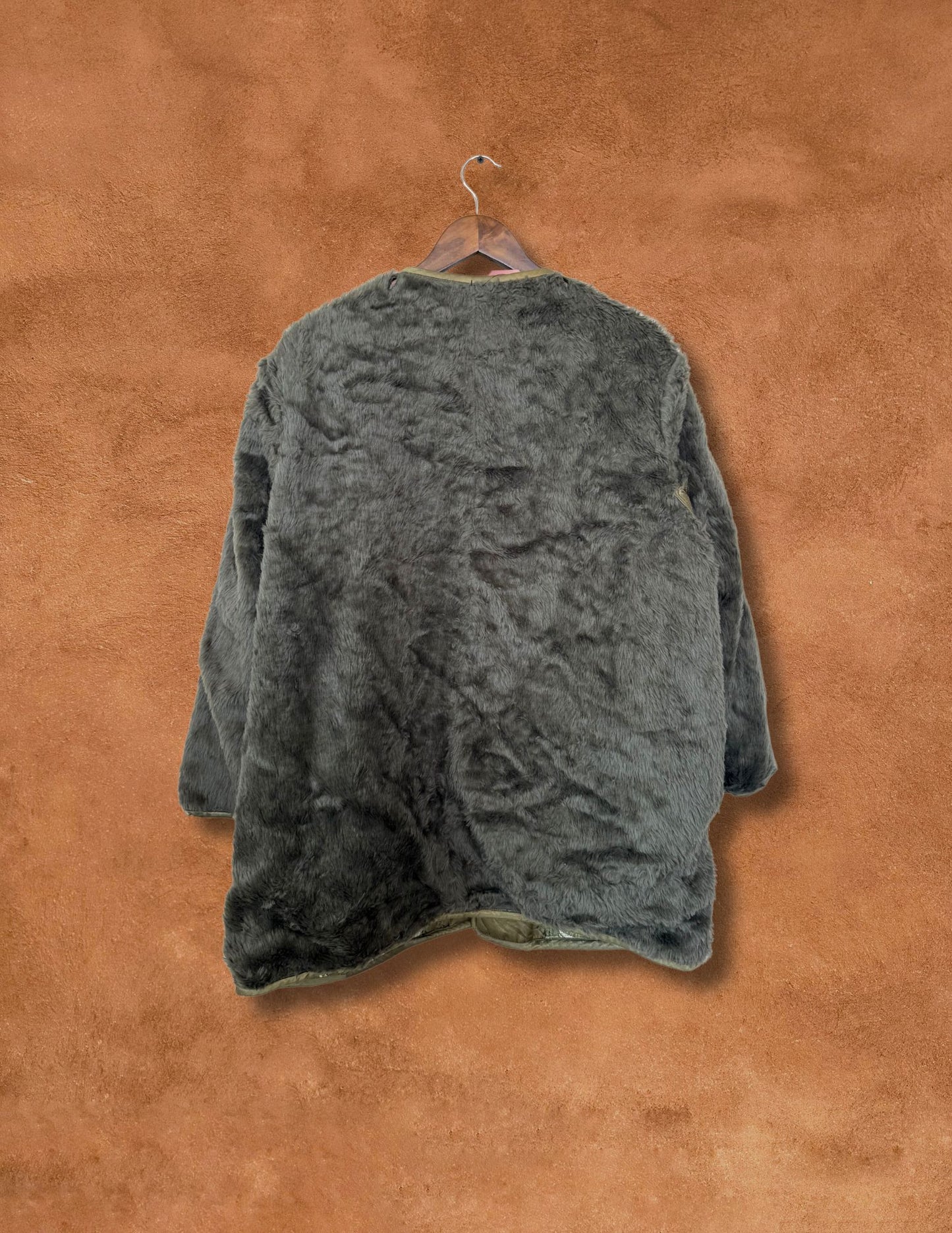 Vintage Mid-Century Greek Military Reversible Satin Jacket C