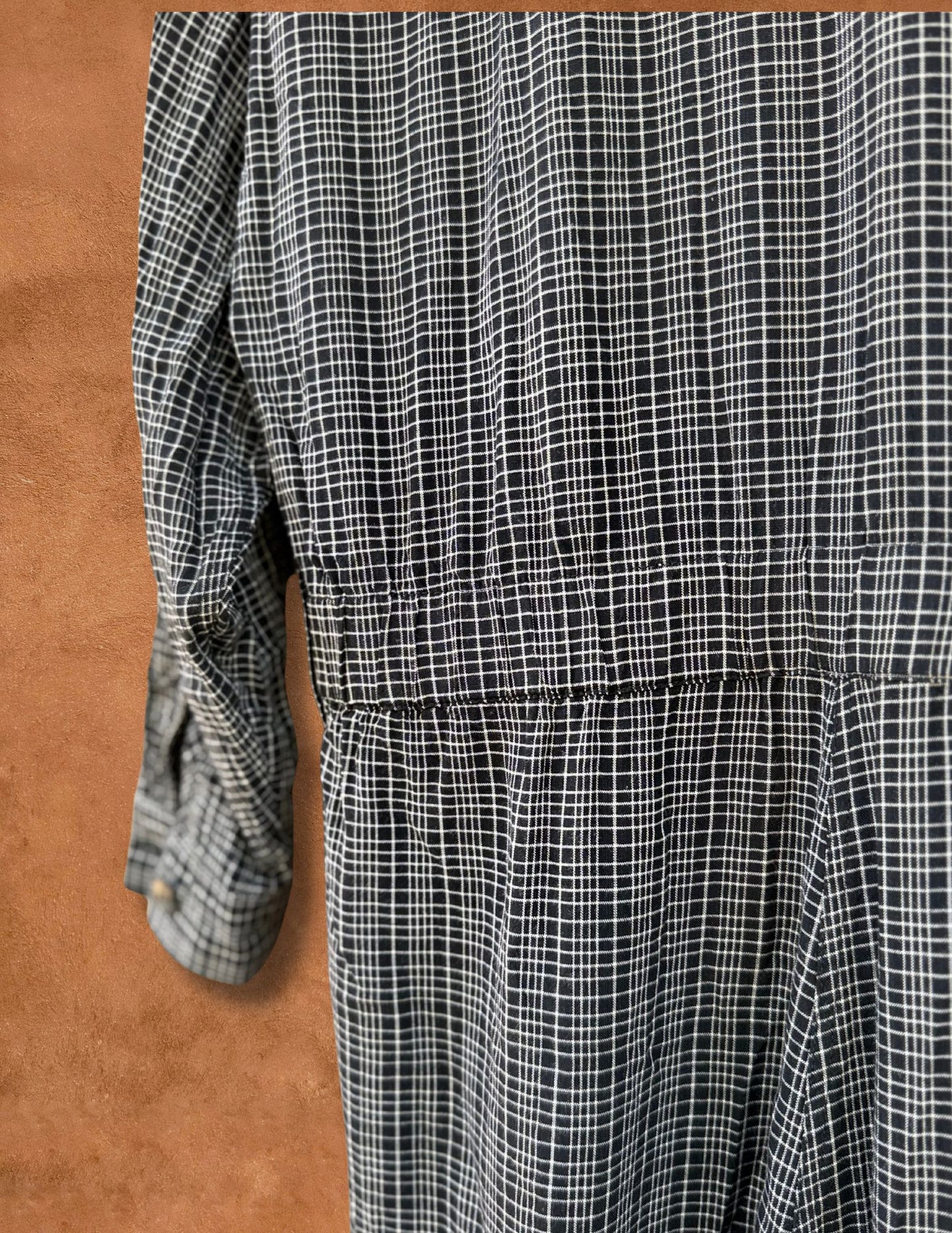 Vintage 80s Checkered Jumpsuit