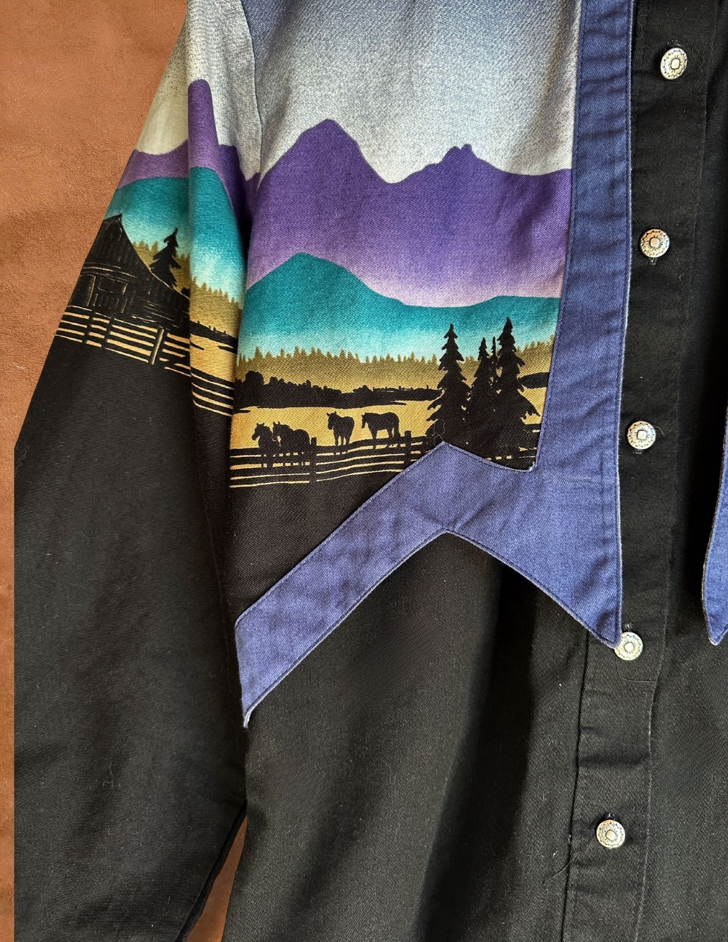 Vintage 80s Southwest Rodeo Shirt