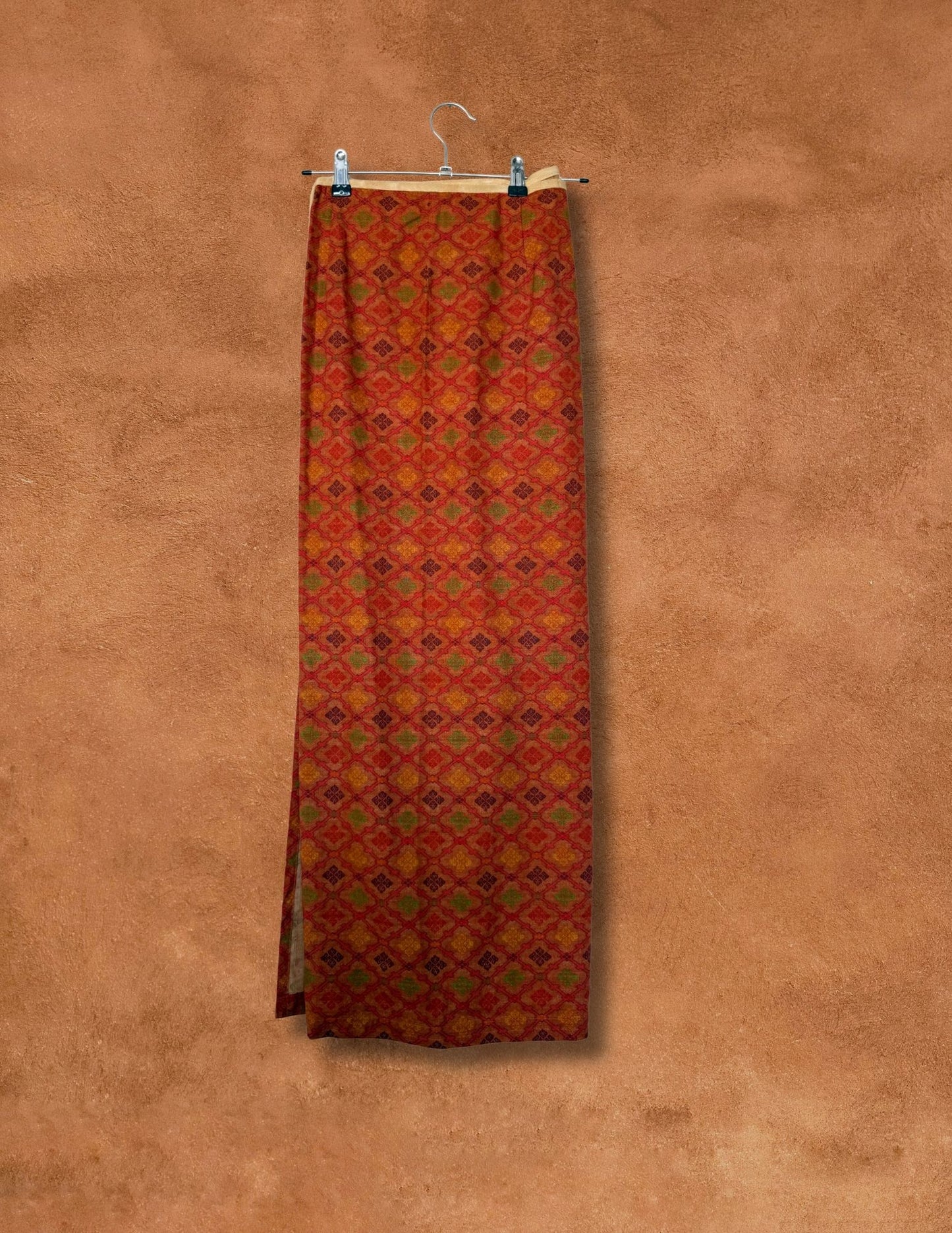 Upcycled Vintage Tapestry Wrap Maxiskirt