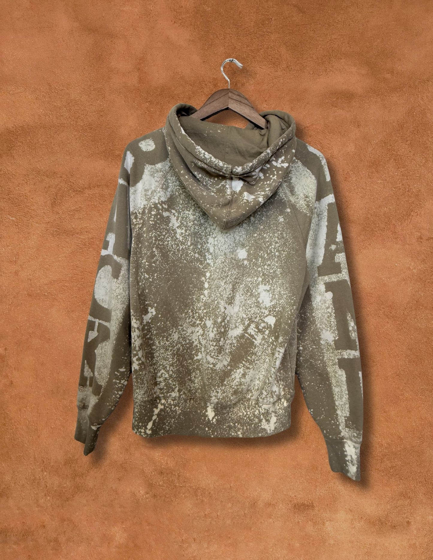 Upcycled Vintage Hoodie- 42 x 25 Land Back