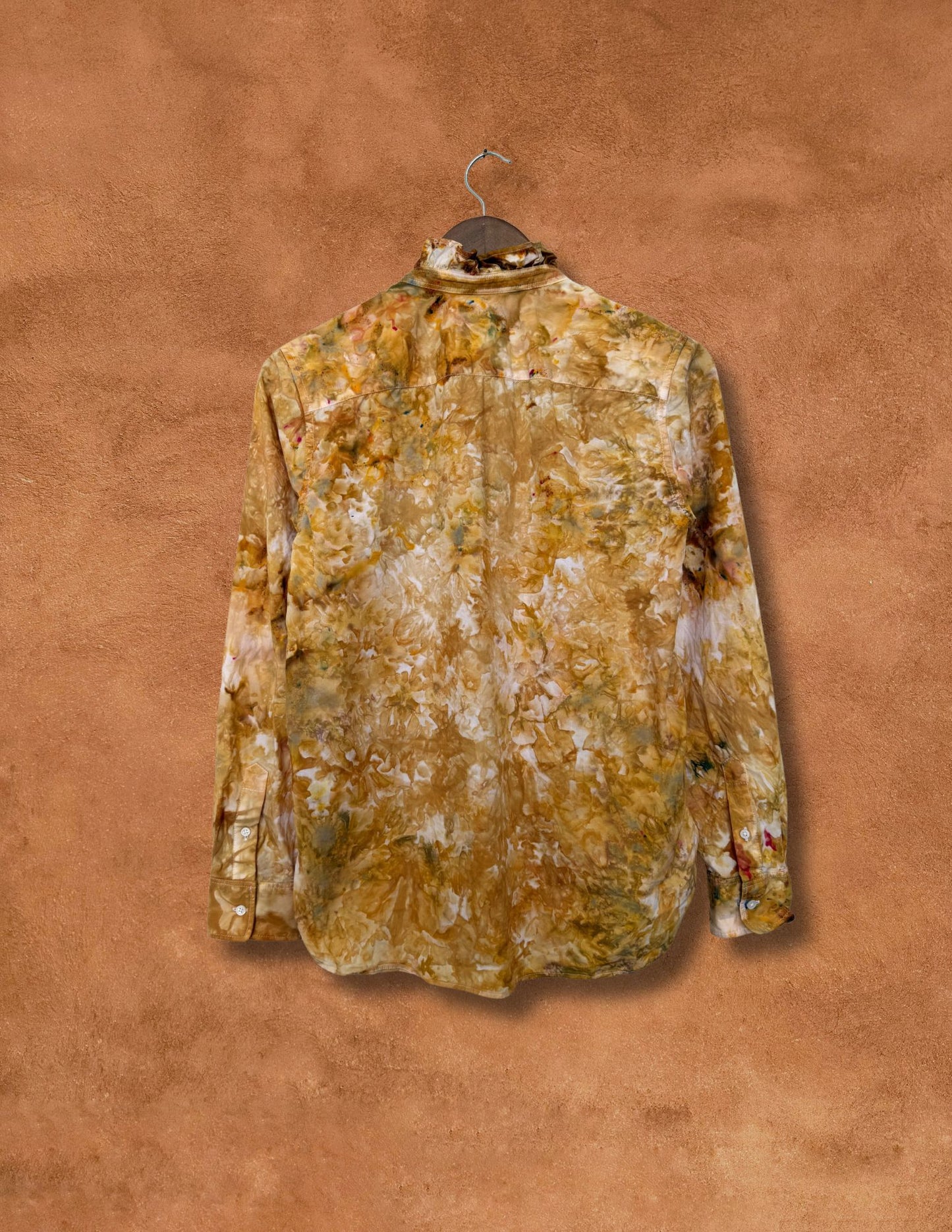 Upcycled Vintage Cotton Ruffle Shirt