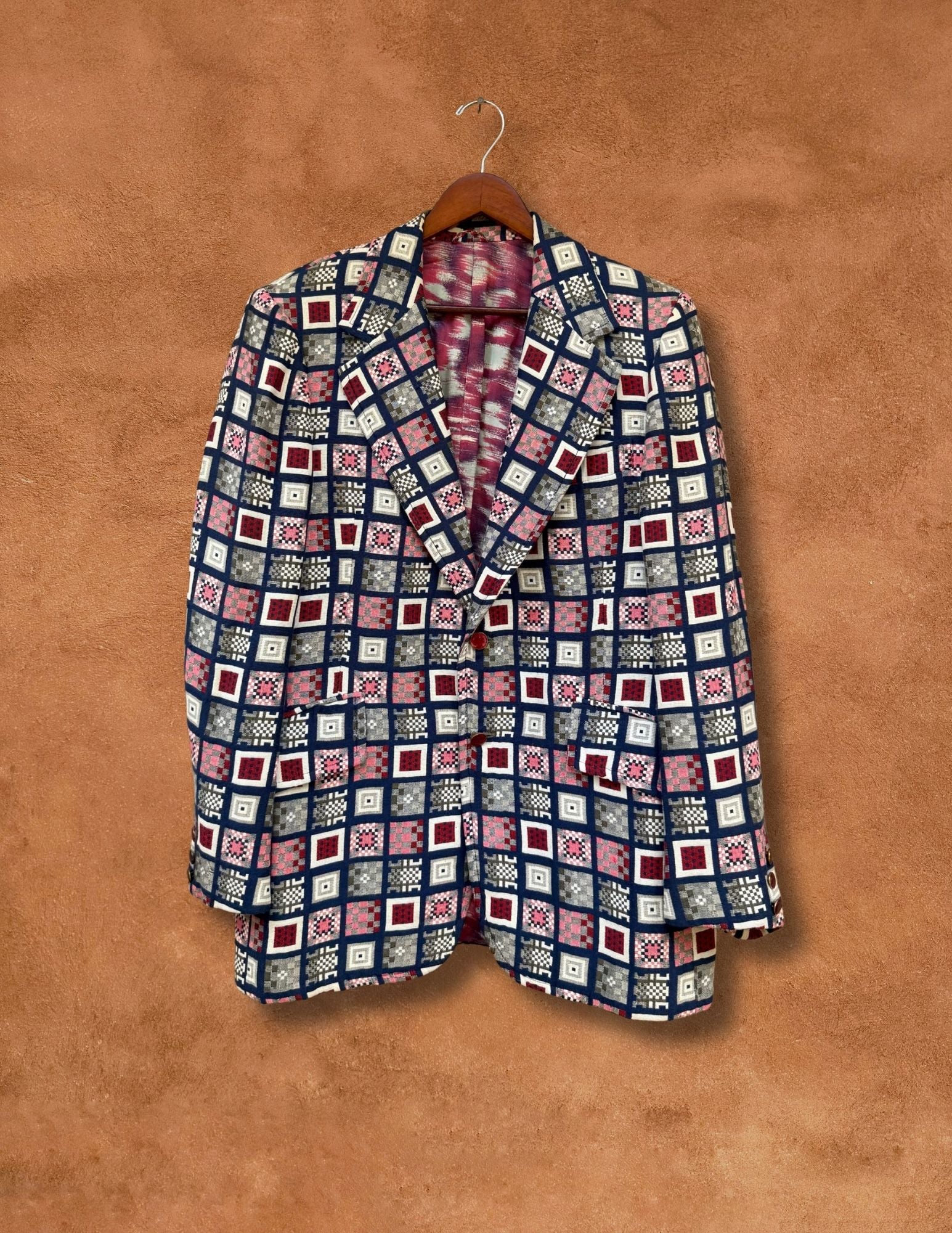 Vintage 80s Southwest Tapestry Blazer