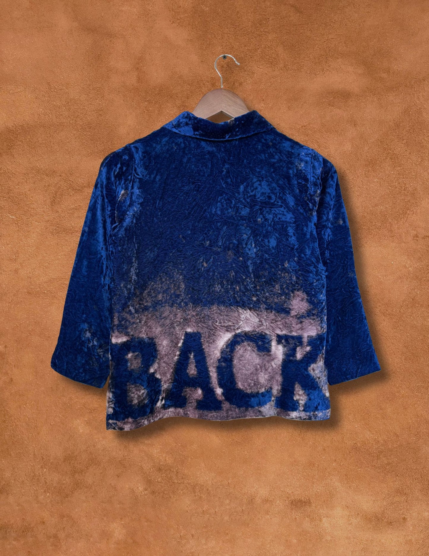Upcycled Vintage 70s Velvet Top - Land Back